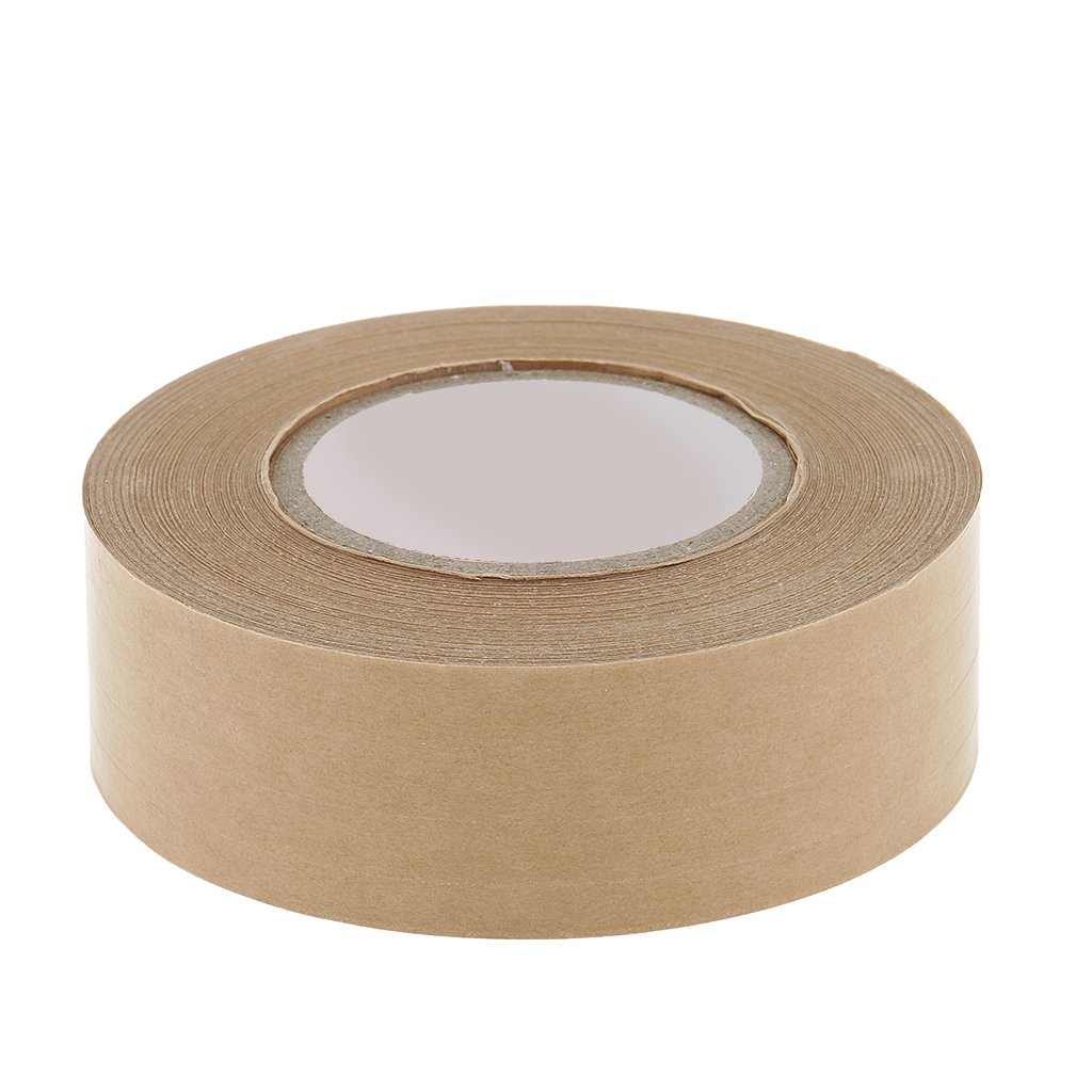 Amagogo Gumstrip Brown Sealing Tape Water Activated Gummed Kraft Paper Tape Picture Framing 24Mmx50 Metre Rolls image number 4