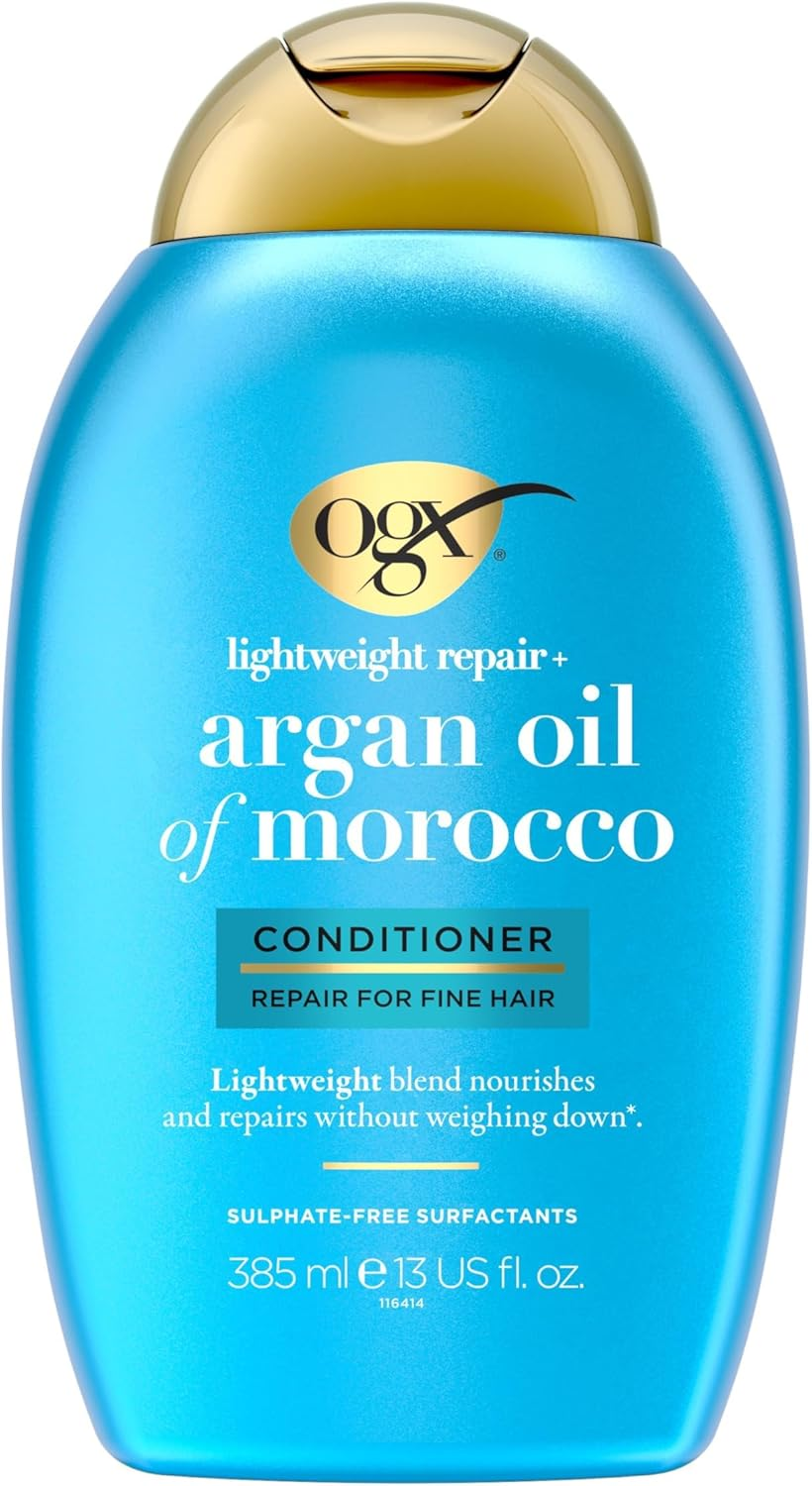 OGX Weightless Hydration Argan Oil of Morocco Conditioner for Fine Hair 385Ml image number 1