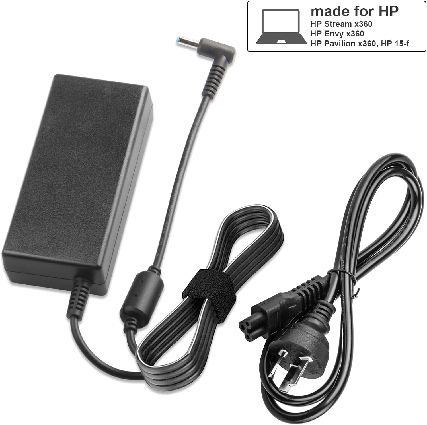 45W AC Adapter Charger for HP Split 13 X2;For HP Stream 11 13 14 Series Pavilion X360 X2 11 11T 13 15 Elitebook Folio 1040 G1;P/N 721092-001 PA-1450-56HA Power Cord[19.5V 2.31A] image number 4