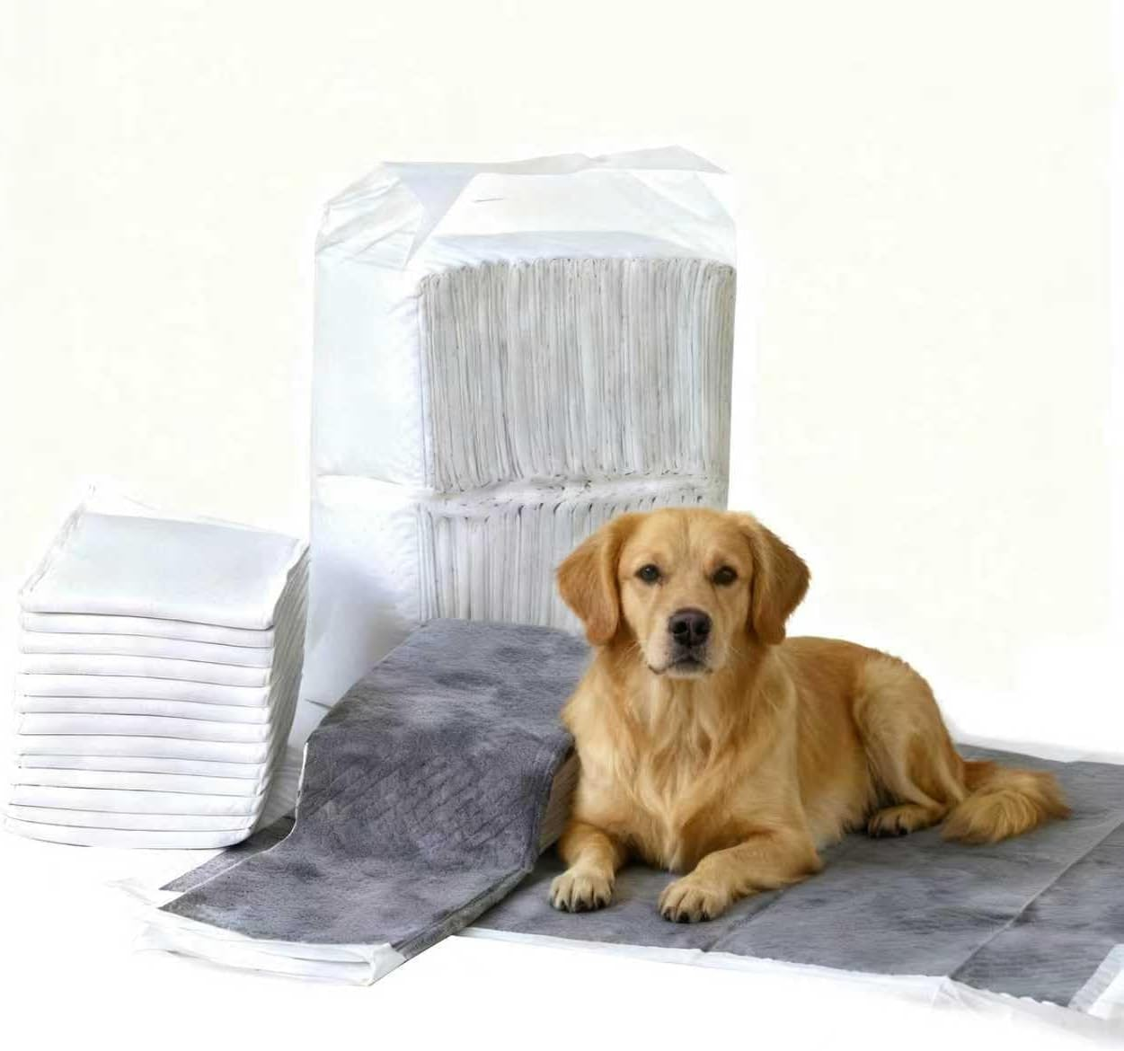 Disposable Dog Training Pads,Charcoal Dog Pee Pads Extra Large,Extra Absorbent Puppy Pads for Dogs | Disposable Urine Bed Pads for Odor-Control,Large Pet Pee Pads for Housebreaking (XL 60X90 20Pcs)