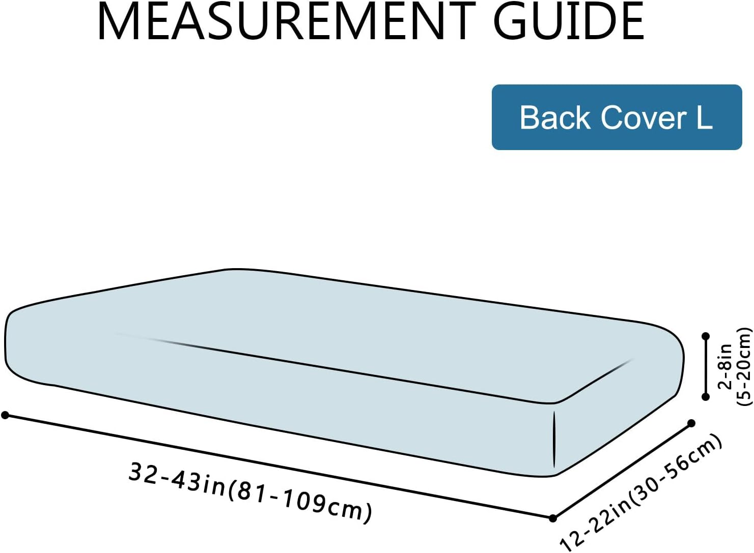 Hyha Printed Couch Cushion Covers, Floral Sofa Covers Washable for Cushion Couch, Stretch Pattern Outdoor Cushion Covers for Patio Furniture with Elastic Bottom(Back Cover L, Vintage Flower) image number 1