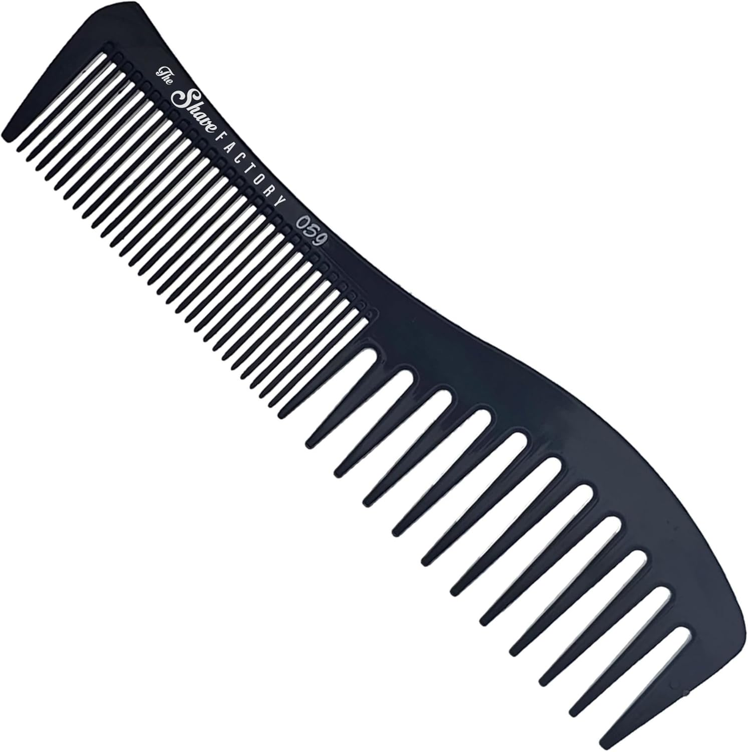 The Shave Factory Hair Comb Series - Barber Comb, Styling Comb, Hair Cutting Comb, Parting Comb, Hair Combs, Wide Tooth Comb, Wide Comb (059) image number 2