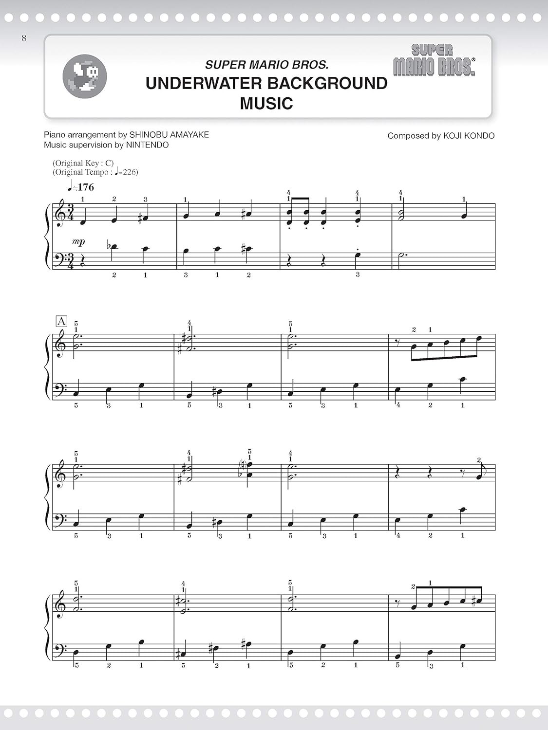 Super Mario Series for Piano: Easy Piano