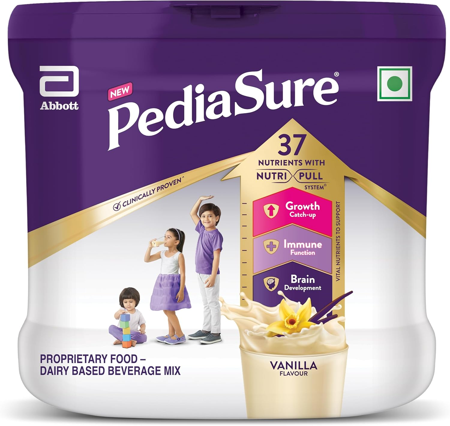 Pediasure Vanilla Delight 200G/7.05Oz - Plastic Jar - for Kids 2 Years to 10 Years image number 1