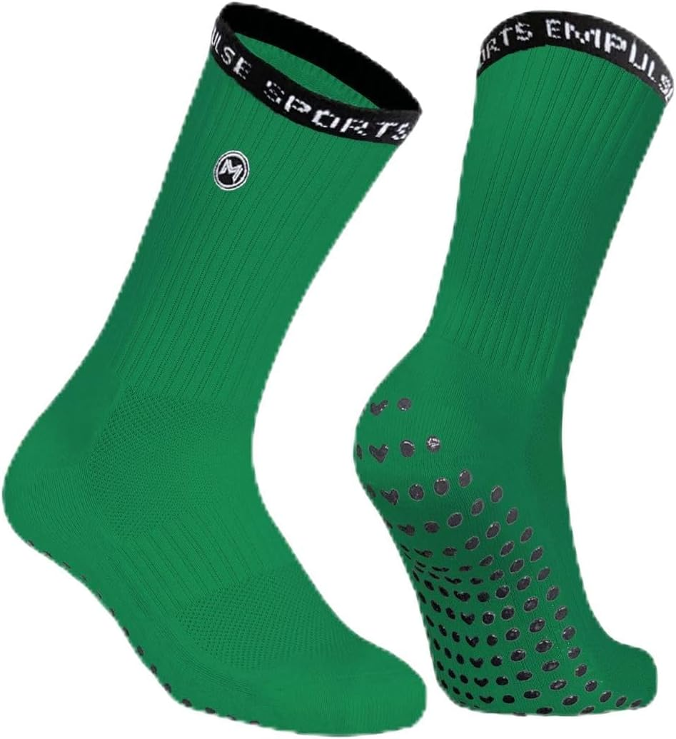 EMPULSE Grip Socks Pro Series | Non-Slip Athletic Socks for Men & Women | Cushioned Arch Support | Moisture-Wicking Gym, Yoga, Soccer, Football, Basketball Socks | Size 8&ndash;13 US