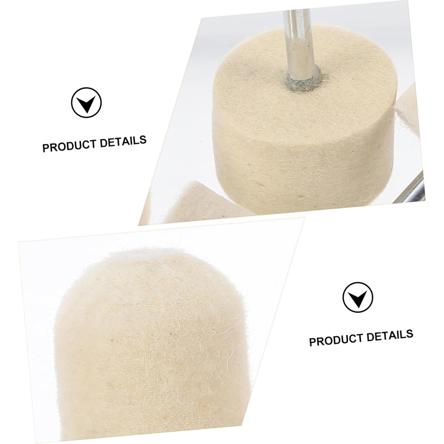 Didiseaon 8Pcs Nail Polishing Pad Assortment Kit Polishing Buffing Wheel Buffing Mop Kit Nail Polisher Equipment image number 6