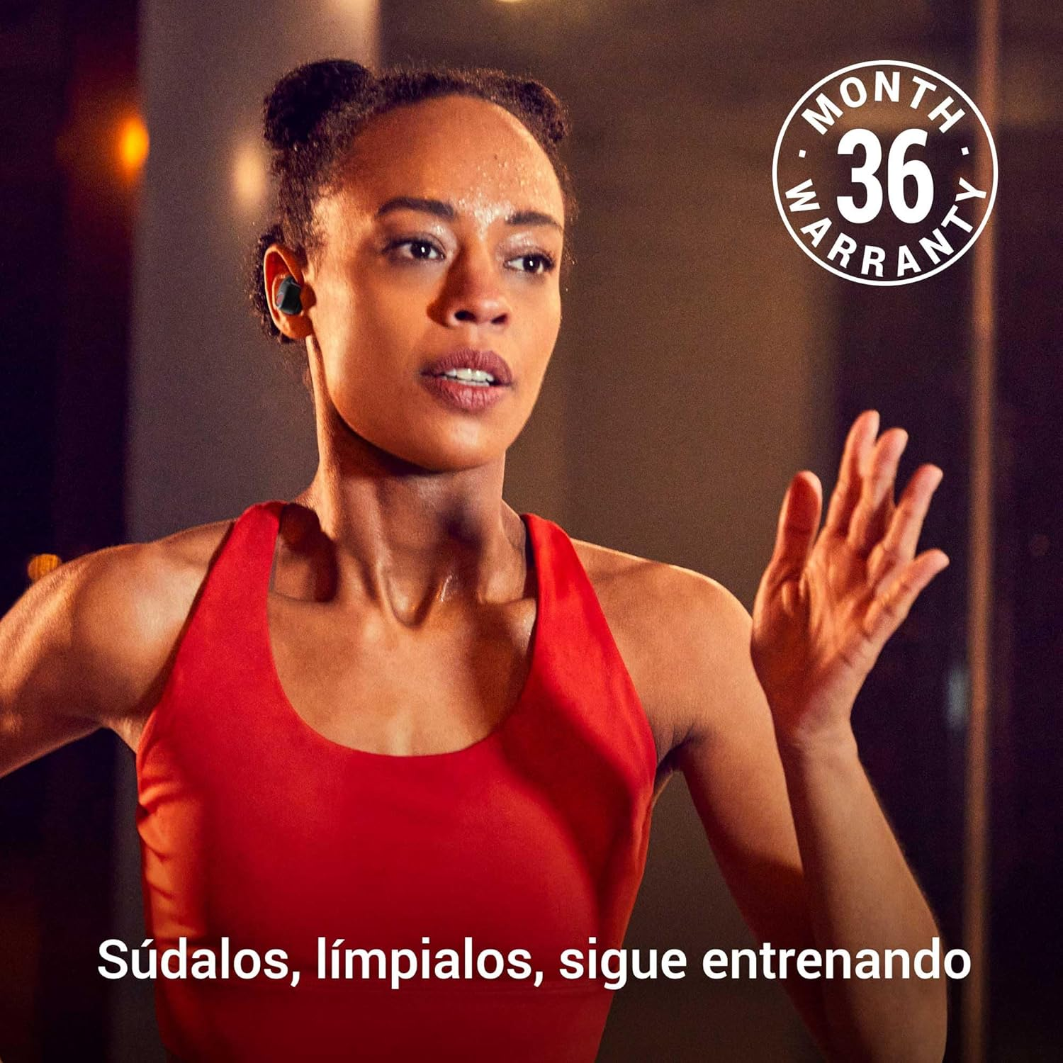 Energy Sistem Freestyle Sports Headphones (Bluetooth&reg; 5.3, True Wireless Stereo, Secure Fit+, IPX5, Esmart Connect App) - Black image number 6