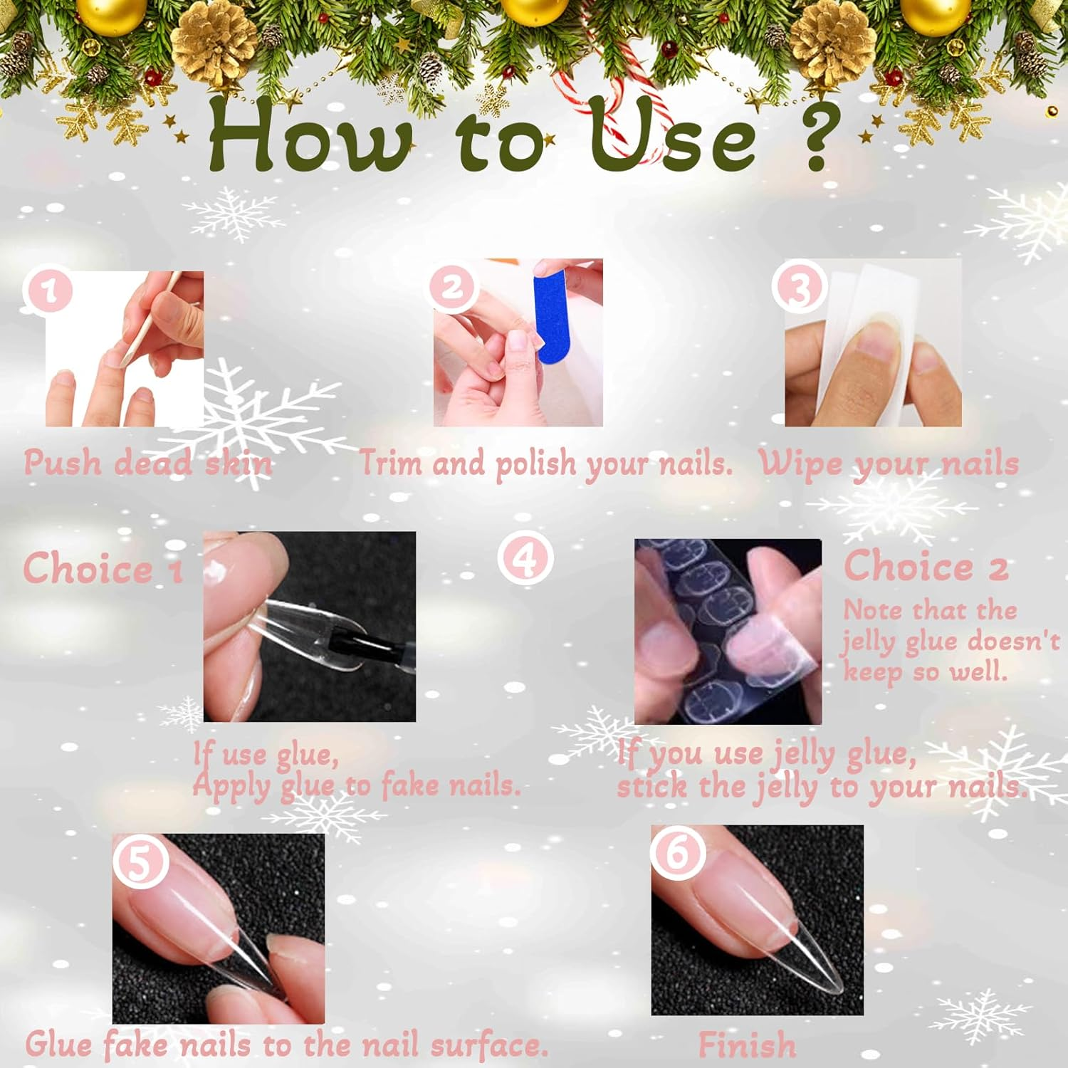 False Nails for Halloween, Bloody Nails for Halloween (Gift Design) image number 3