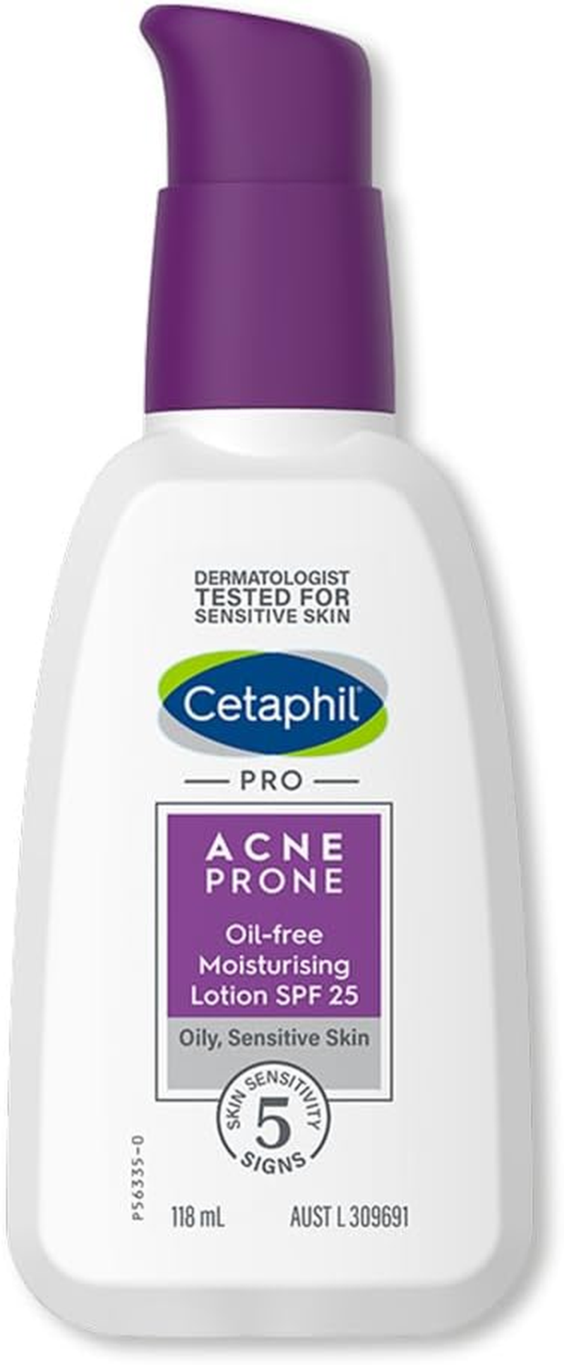 Cetaphil Pro Acne Prone Moisturising Lotion SPF 25, 118 Ml, Oil Free, 24 Hour Hydration with Broad Spectrum, UVA/UVB Protection, Dermatologist Tested (Pack of 2) image number 2