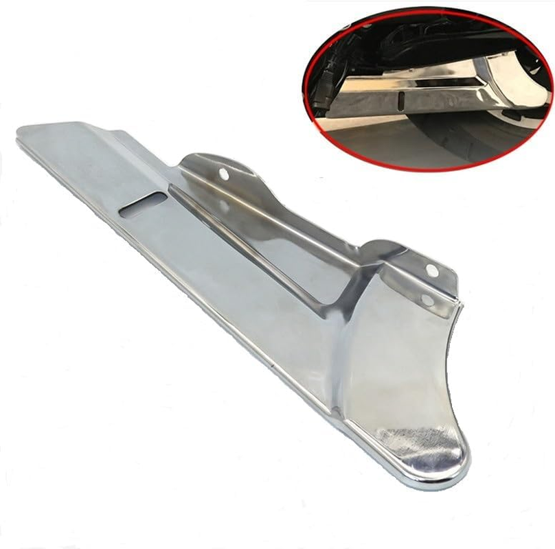 Chrome Rear Lower Belt Guard for Harley Touring Electra Glide Street Glide Road King Glide FLHT FLHX FLHR FLTR 2009-2017