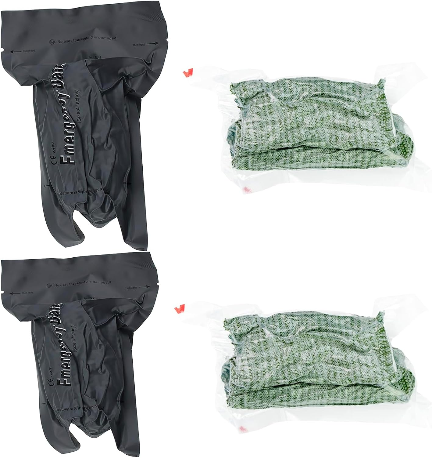 Israeli Bandages for Emergency Wound Care - Combat Trauma Dressing, Sterile Vacuum-Sealed, IFAK Supplies (4 Inches 2 Pieces)