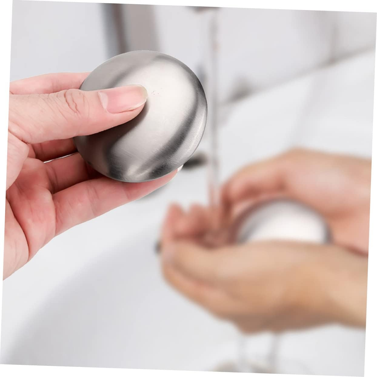 Ciieeo Metallic Soap for Kitchen Steel Soap Bar Odor Eliminating Stainless Steel Cleaning image number 5