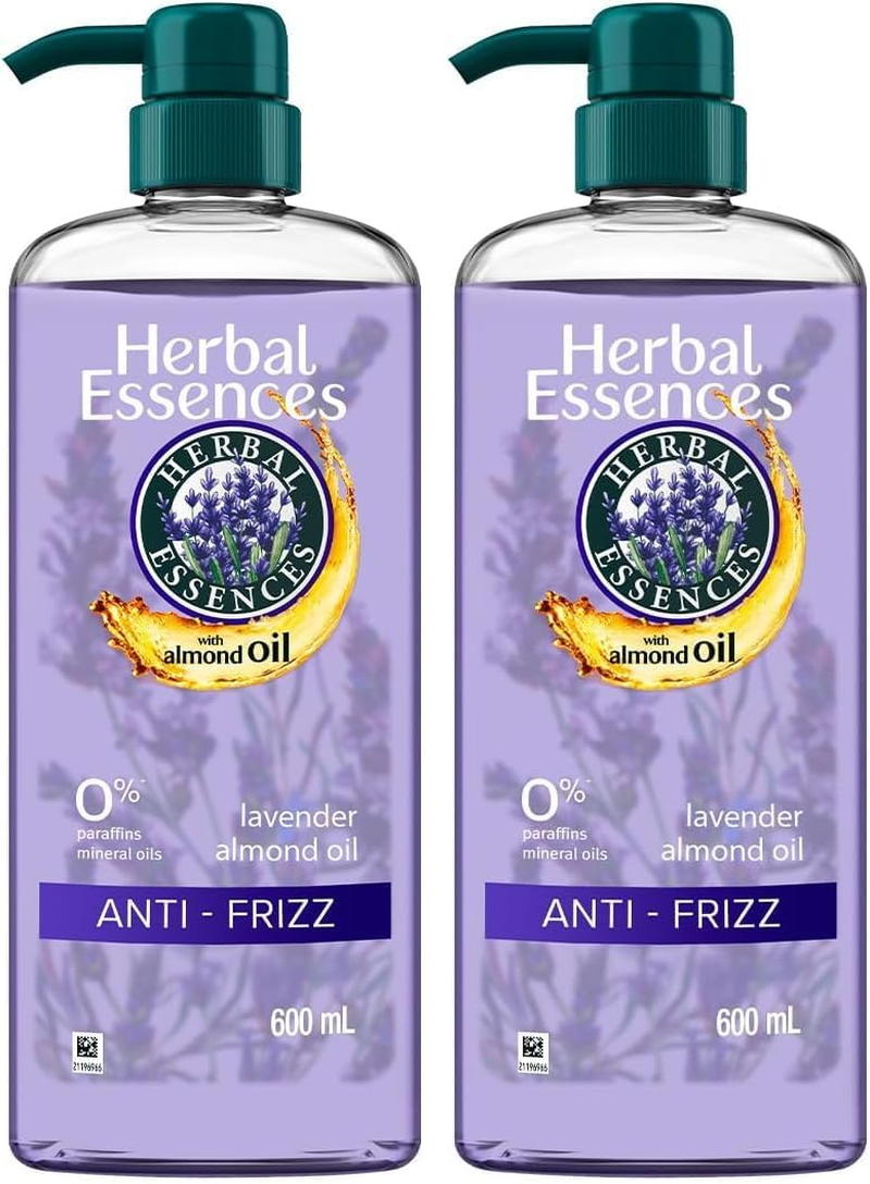 Herbal Essences Almond Oil Anti-Frizz Lavender 600Ml Shampoo (Pack of 2) image number 2