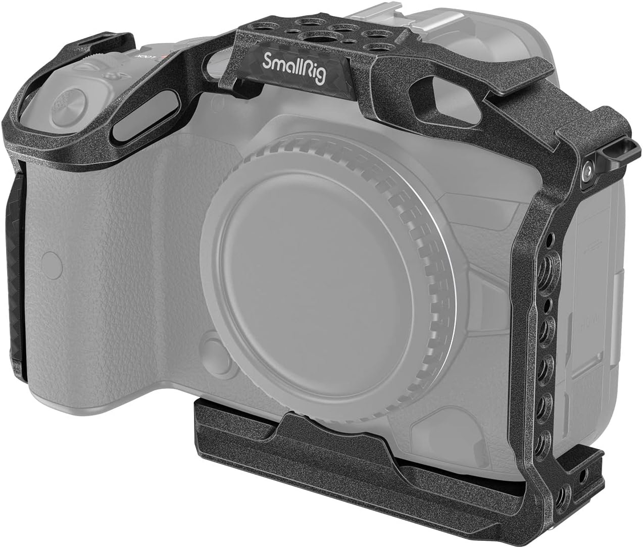 Smallrig R5 / R5 C / R6 Cage for Canon R5 / R5 C / R6 Mirrorless Camera, Aluminum Alloy Cage W/Streamlined Structure for Canon R5 R6 R5 C Camera - 3233B image number 3