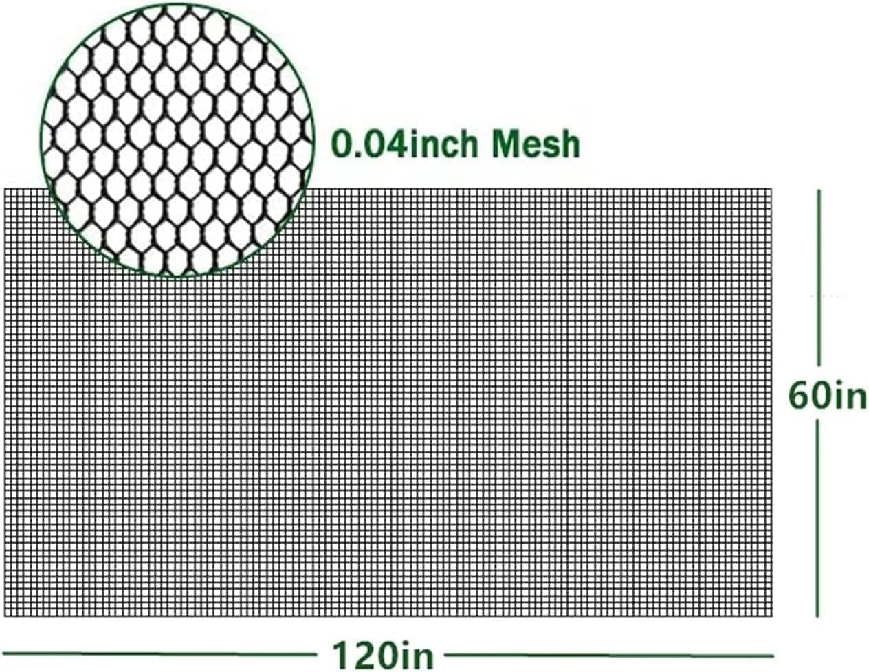 Mosquito Net Cloth Fabric, DIY Insect Pest Barrier Mesh Nets for Porch/Outdoor/Bed/Wedding, White 60X120In image number 3