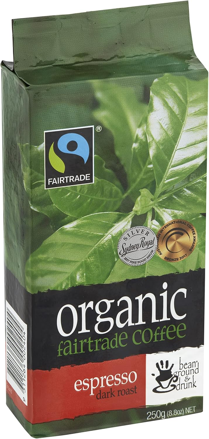 Bean Ground & Drunk Coffee Ground Espresso 250G image number 1