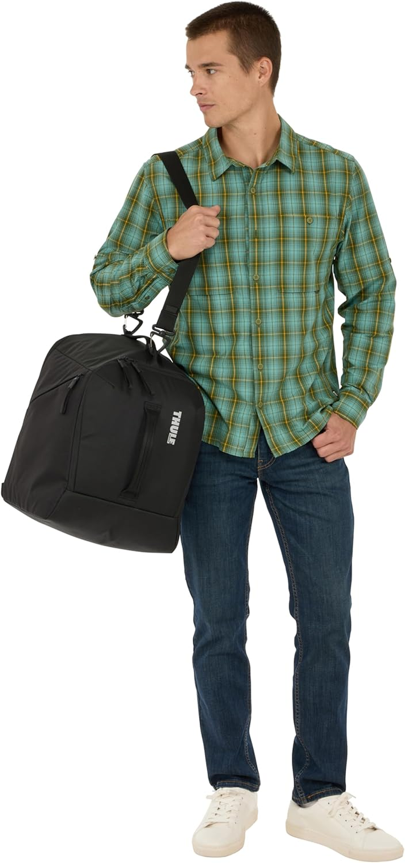 Thule Roundtrip 35L Ski & Snowboard Boot Bag, Fits US 13 Boots, Helmet & Glove Storage, Travel-Friendly, Attach to Ski Bag - Black image number 3