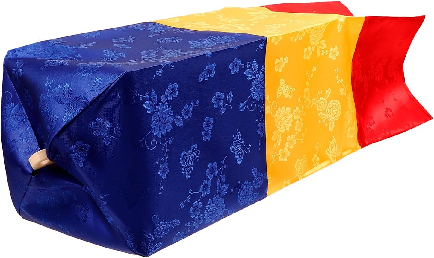 LUOZZY Traditional Korean Style Lantern Vinatge Hanging Lantern DIY Layout Props for Restaurant Home Shop Decoration - Red Yellow Blue image number 2