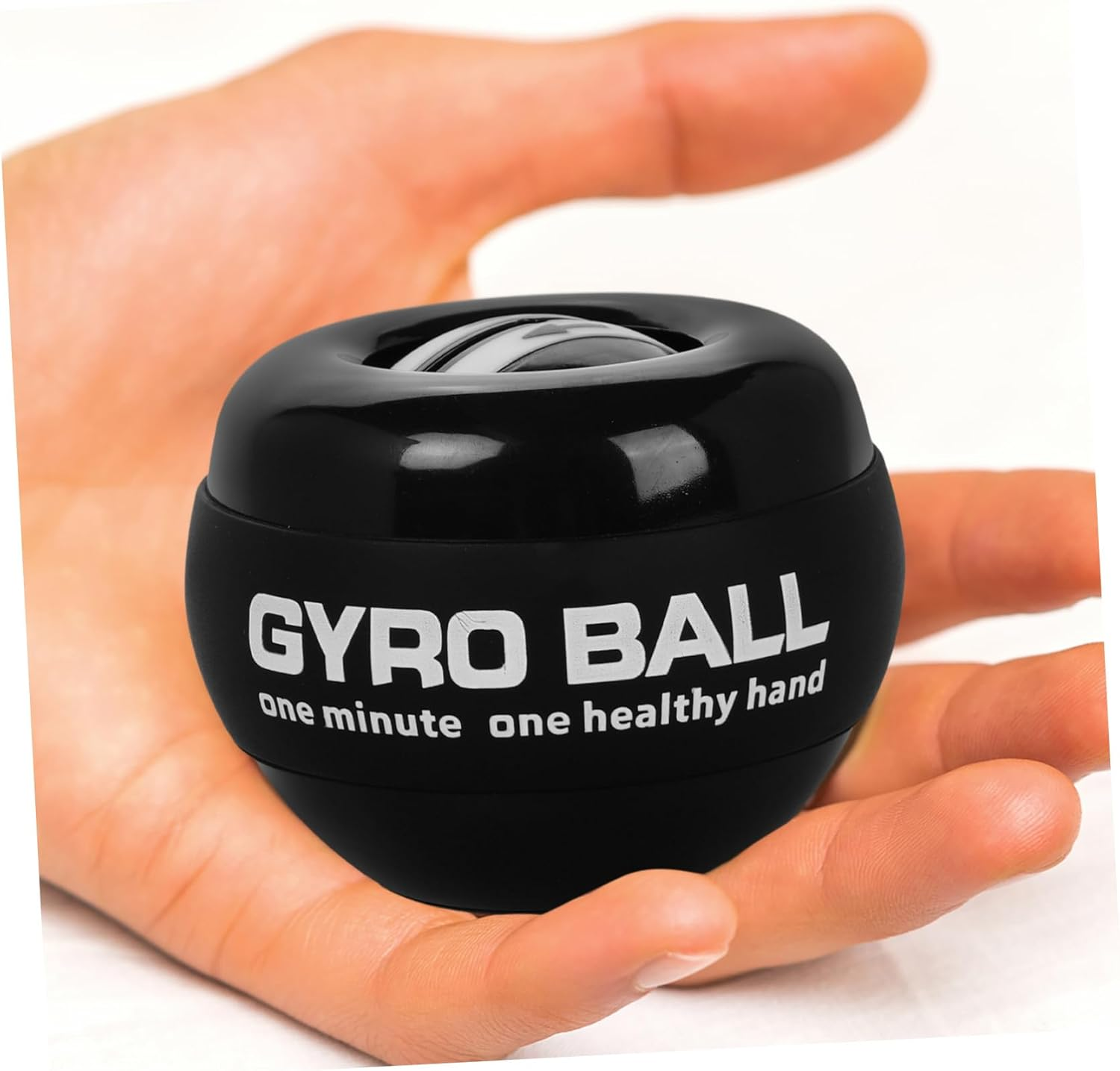 HOLIDYOYO Gyro Ball Wrist Strengthening Hand Grip Strength Trainer Self-Start Function, Heavy Duty Grip Strength Trainer Ball for Finger Exercise and Carpal Tunnel Relief, Suitable for Fitness and Arm Wrestling Training image number 4