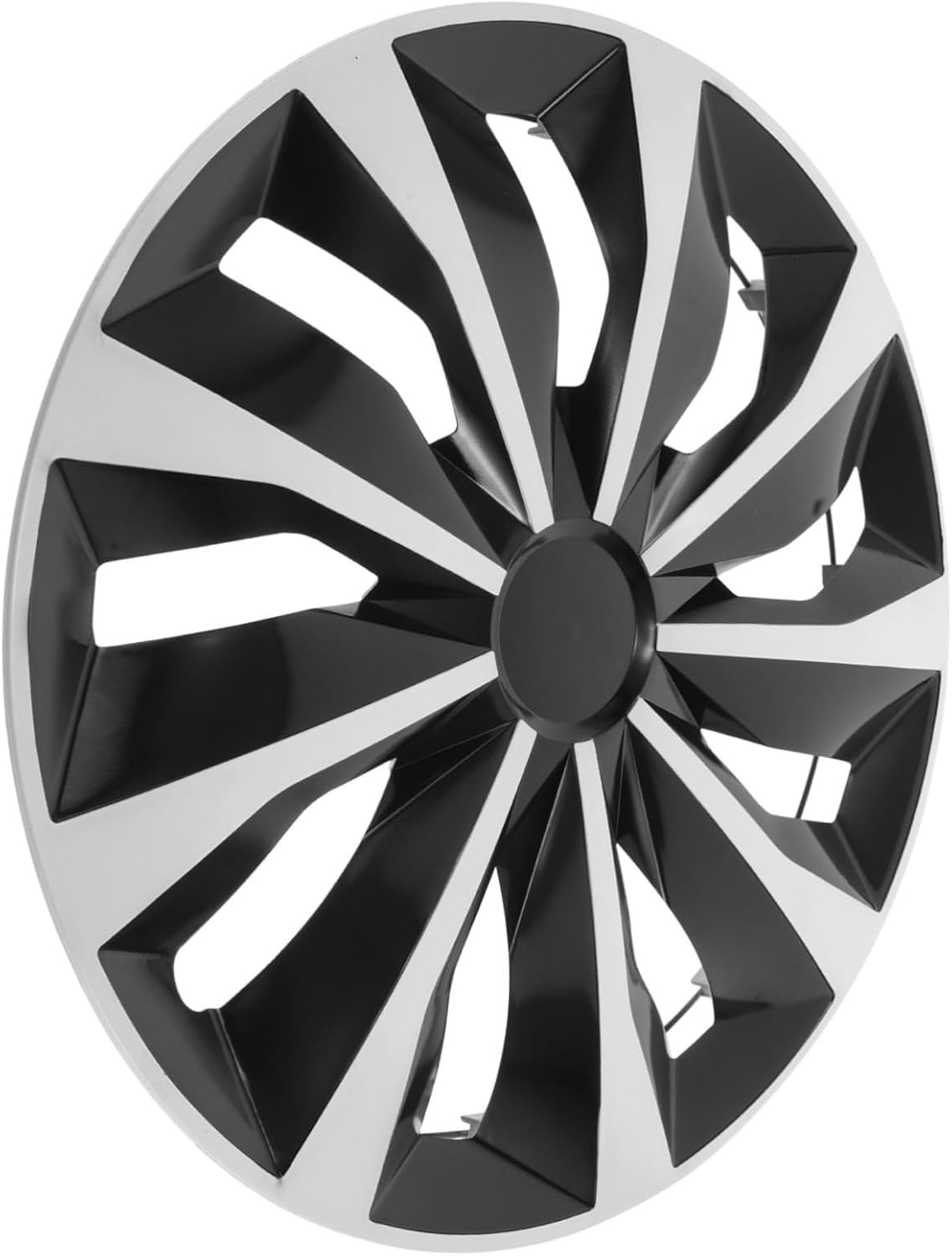 LIFKOME Universal 15-Inch Hubcaps Wheel Covers Car Accessories Wheel Center Hub Caps Cover Sturdy Steel Replacement Rim Decorative for Automotive Tire Valve Caps Enhancement image number 6