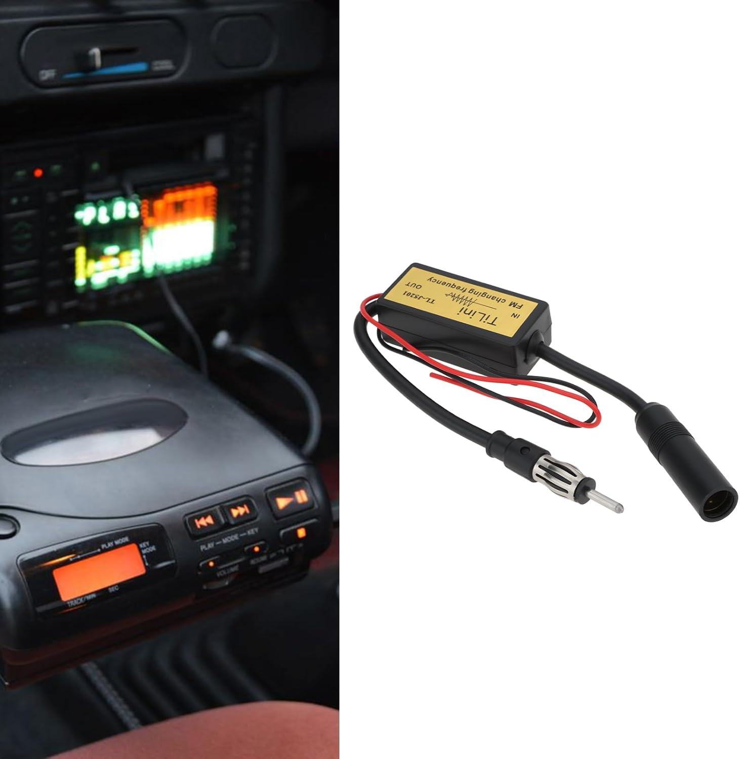 Car Radio FM Band Frequency Expander Converter TL-J5201 Fm88-108Mhz Compatible with Sony Compatible with Kenwood image number 6