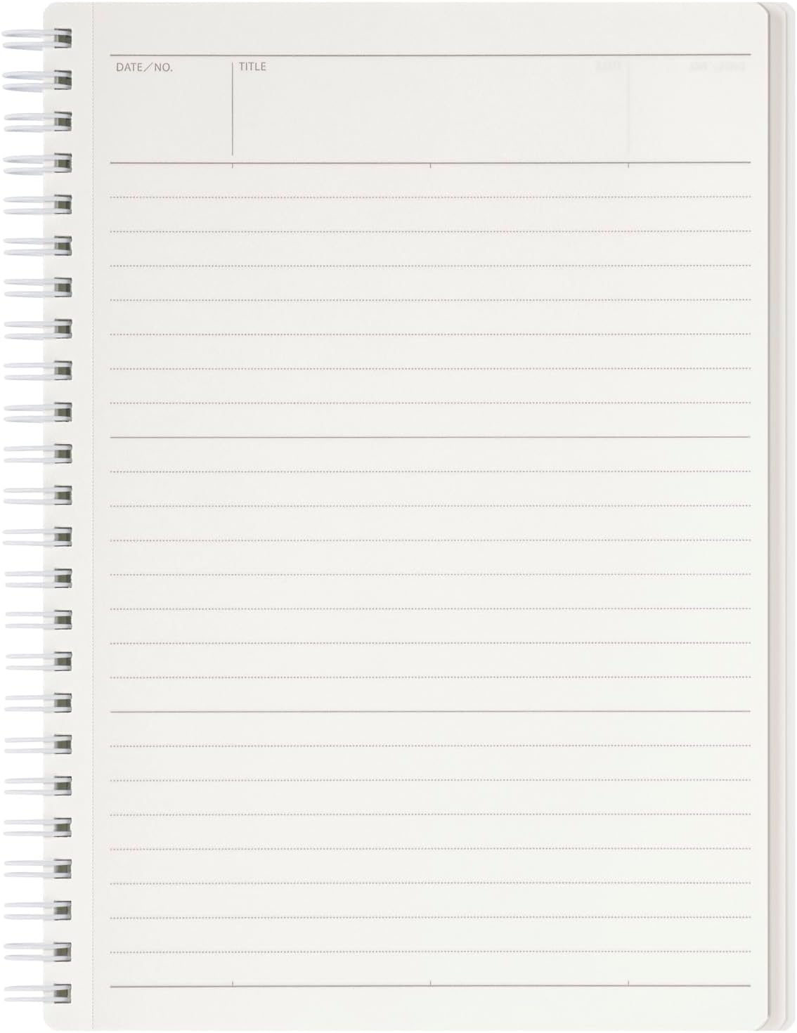 Maruman N295-51 Neemocine 20Th Anniversary Ring Notebook, Soft, 0.3 Inch (7 Mm) Ruled, A5, Light Gray - Gold image number 2