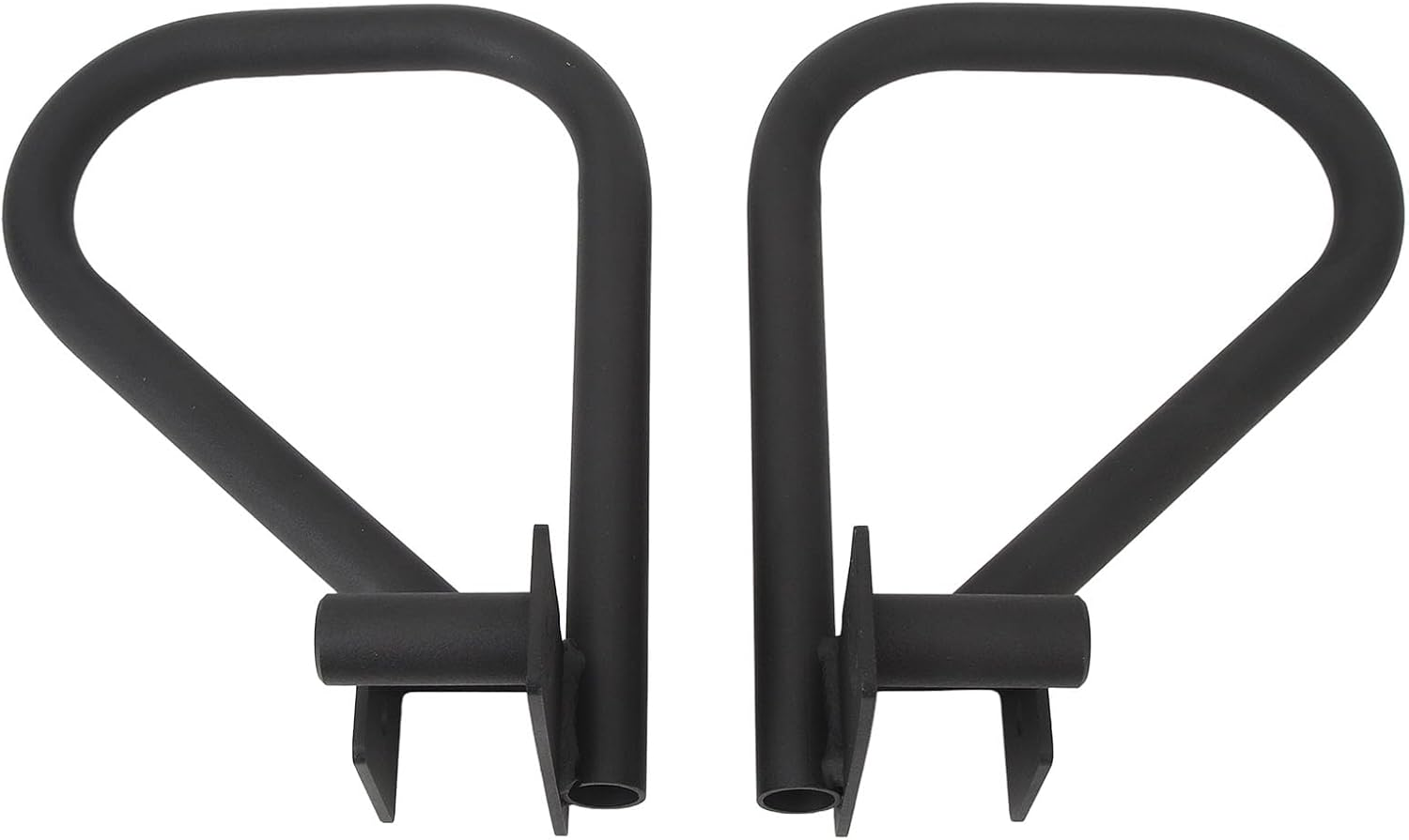 TOPINCN Power Cage Squat Rack Dip Bar Attachment Sturdy Iron Muti Grip Handles for Safe Fitness Workout Exercises 2 Pieces image number 6