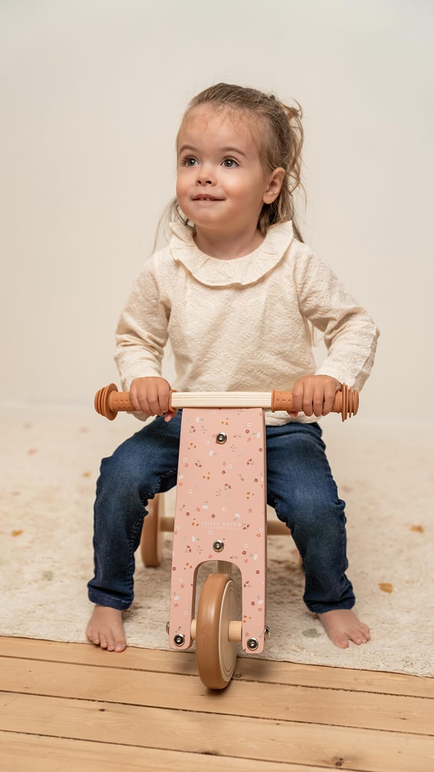 Little Dutch Wooden Tricycle, Pink image number 3