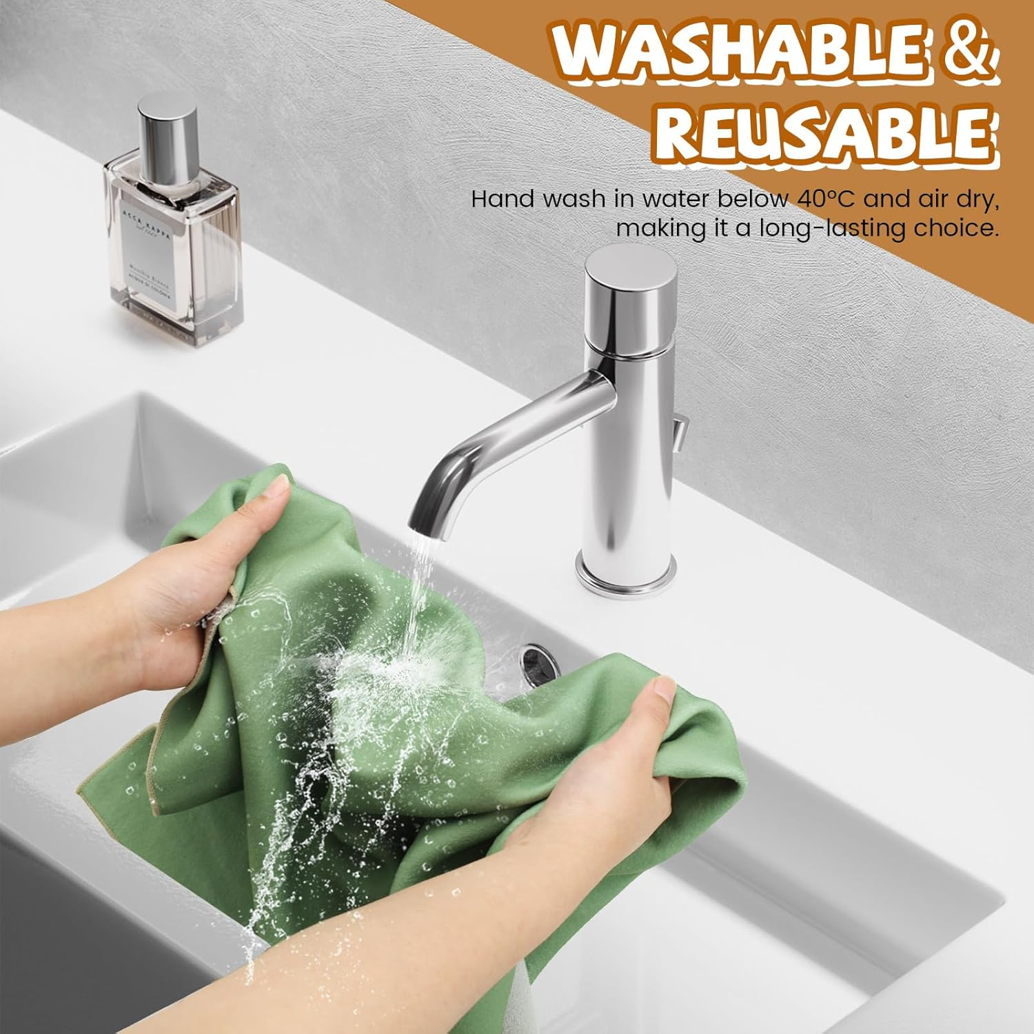 Diakey 2 Pieces Magic Fabric Self Adhesive Makeup Bag 55X55Cm Scratch Resistant Lens Camera Packaging Cosmetic Bag Organizer Open Flat for Travel Toiletry, Green + Blue image number 6