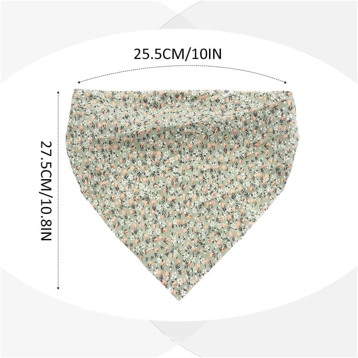 Women'S Headbands, Pack of 5, Boho Women'S Headbands, Triangle Headscarves, Chiffon Bandanas, Turban Hair Bands, Hair Bands for Girls, Elastic Hair Scarf, Head Accessories for Women and Girls image number 5