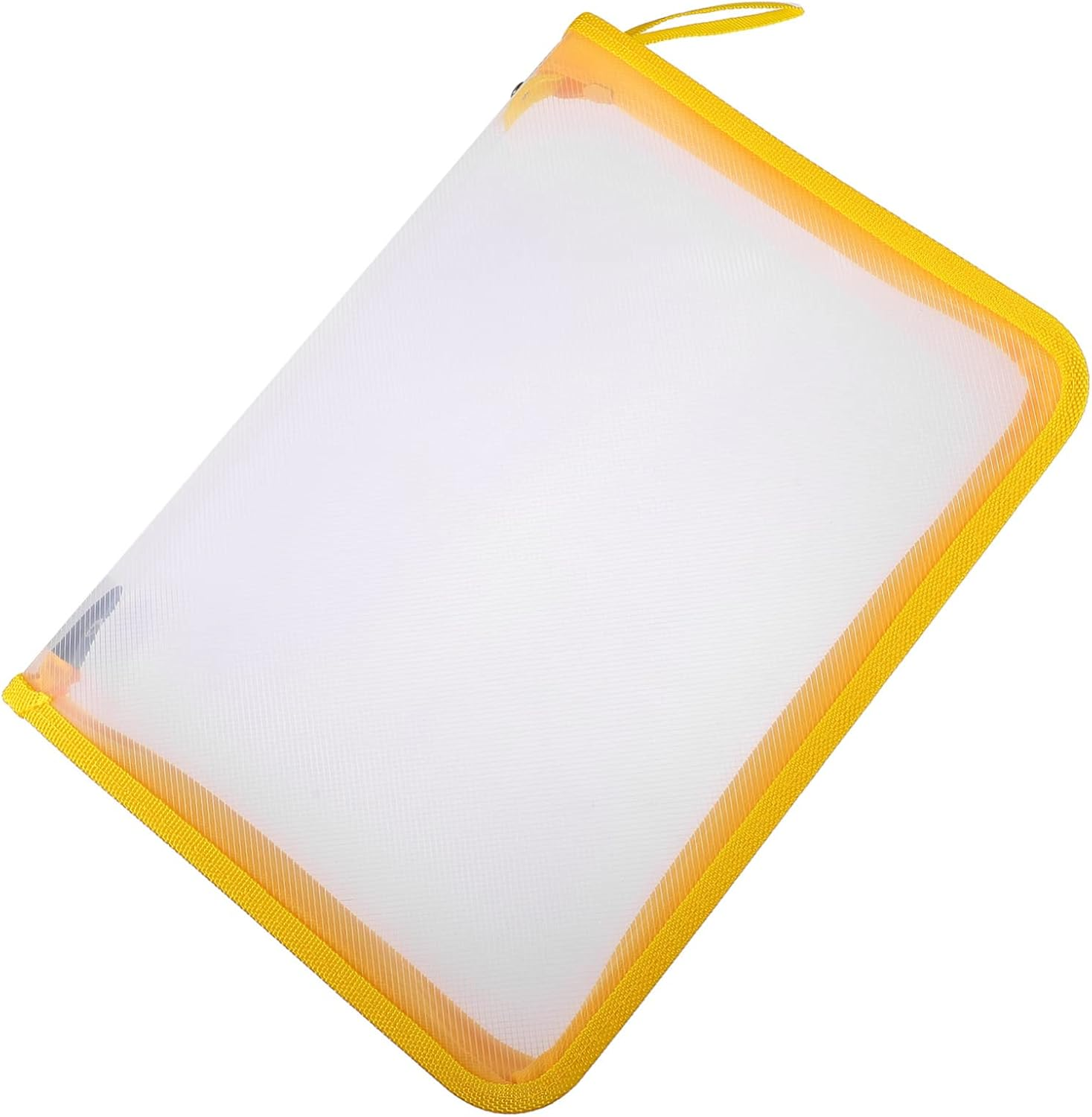 Uonlytech Zipper Document Bag File Folder Office File Folder Document Organizer Holder for Meeting Travel Made of Pp Material Visibility for Easy Organization image number 6