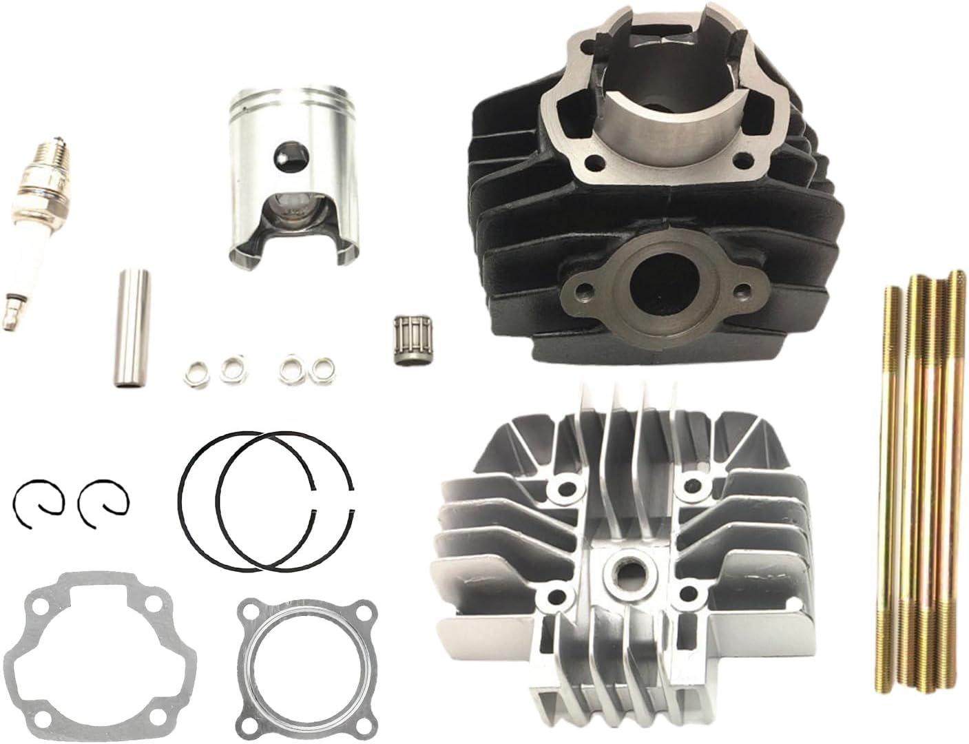 MAX COOL Top End Cylinder Rebuild Kit Bore Barrel Piston Suitable for Yamaha Peewee 80 PW80 PY80 image number 6