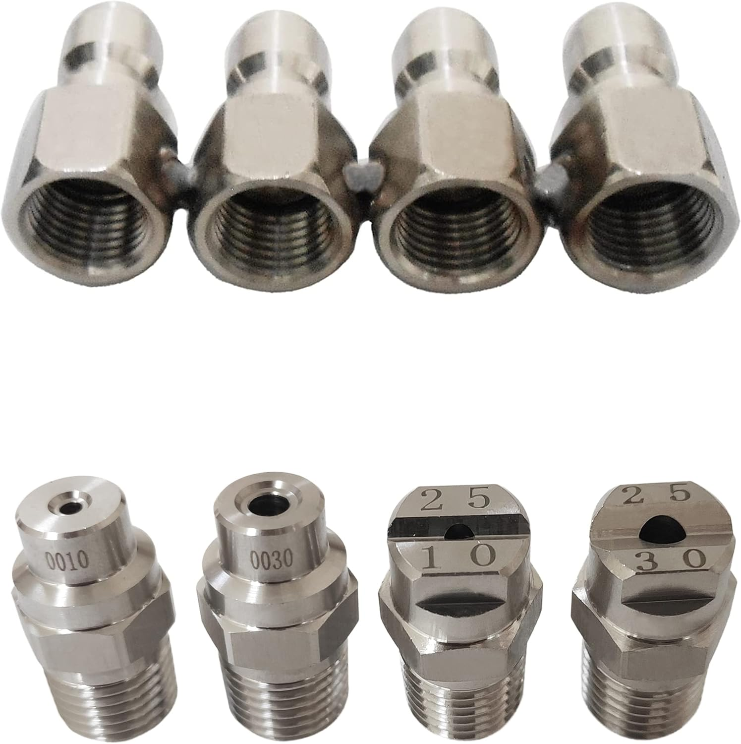 Pressure Washer Nozzle,J Rod 4 Way Washing Tip Holder for 4 GPM Pressure Washer,Jrod Soft Wash System Nozzle 1/4" Quick Connect 0&deg; 25&deg; image number 3