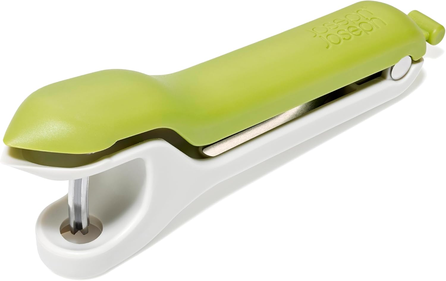 Joseph Joseph Tweezy 2-In-1 Cherry Olive Pitter and Strawberry Huller, Space Saving Storage, BPA Free