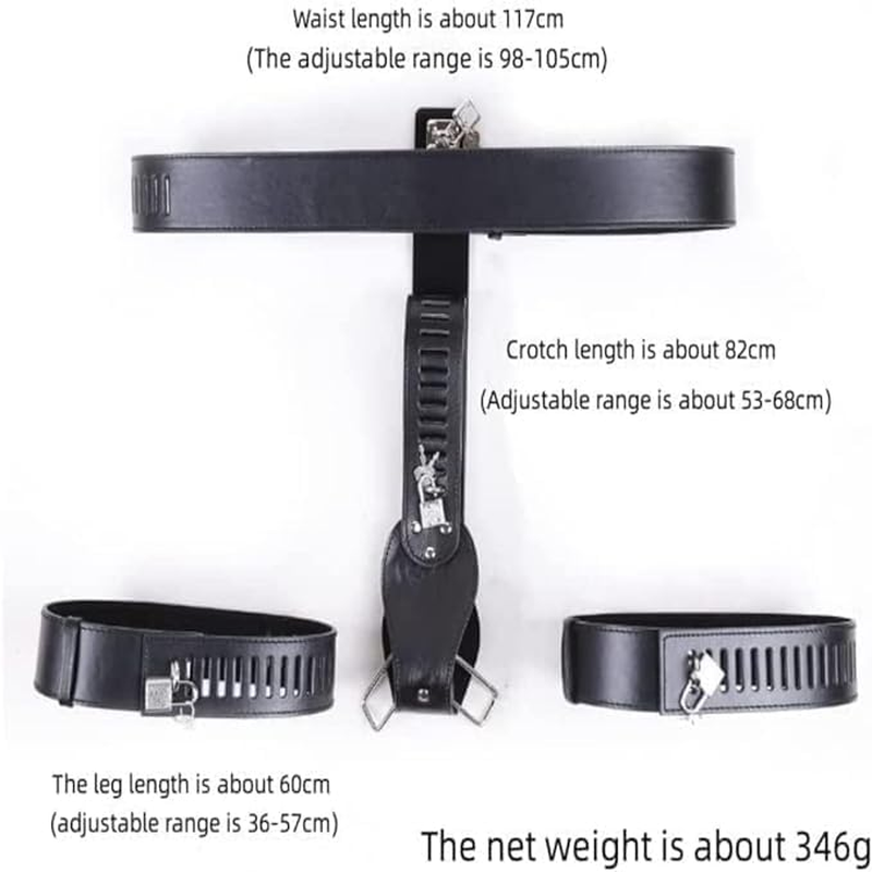 Chastity Belts for Adult Women Restraint Briefs -SM Bondage Kit Vibrator Strap-On Belt Female Chastity Sex Play Slave Punish Adult Toys