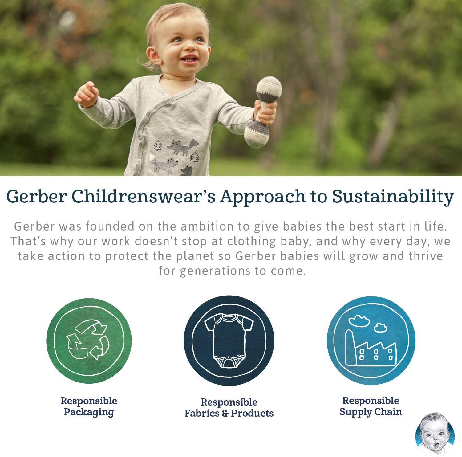 Gerber Birdseye 3-Ply Prefold Cloth Diapers, White, 10 Count image number 6