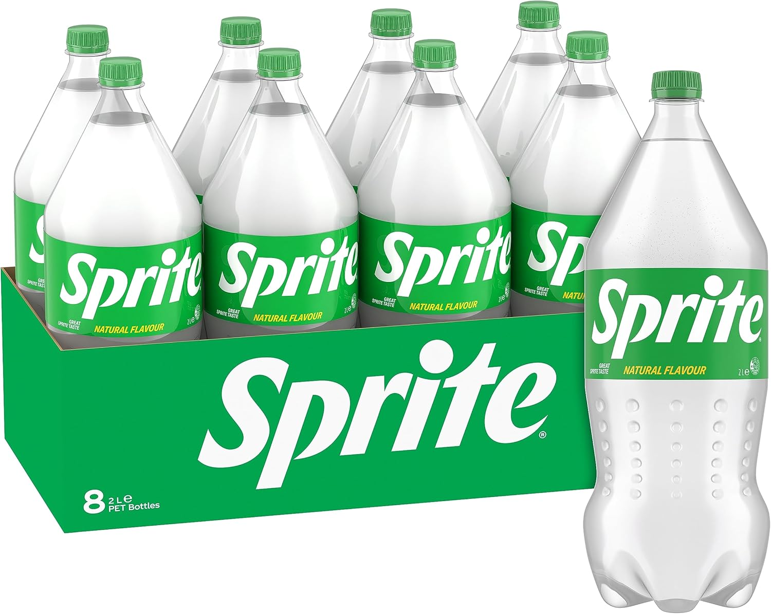 Sprite Soft Drink Multipack Bottles 8 X 2L image number 1