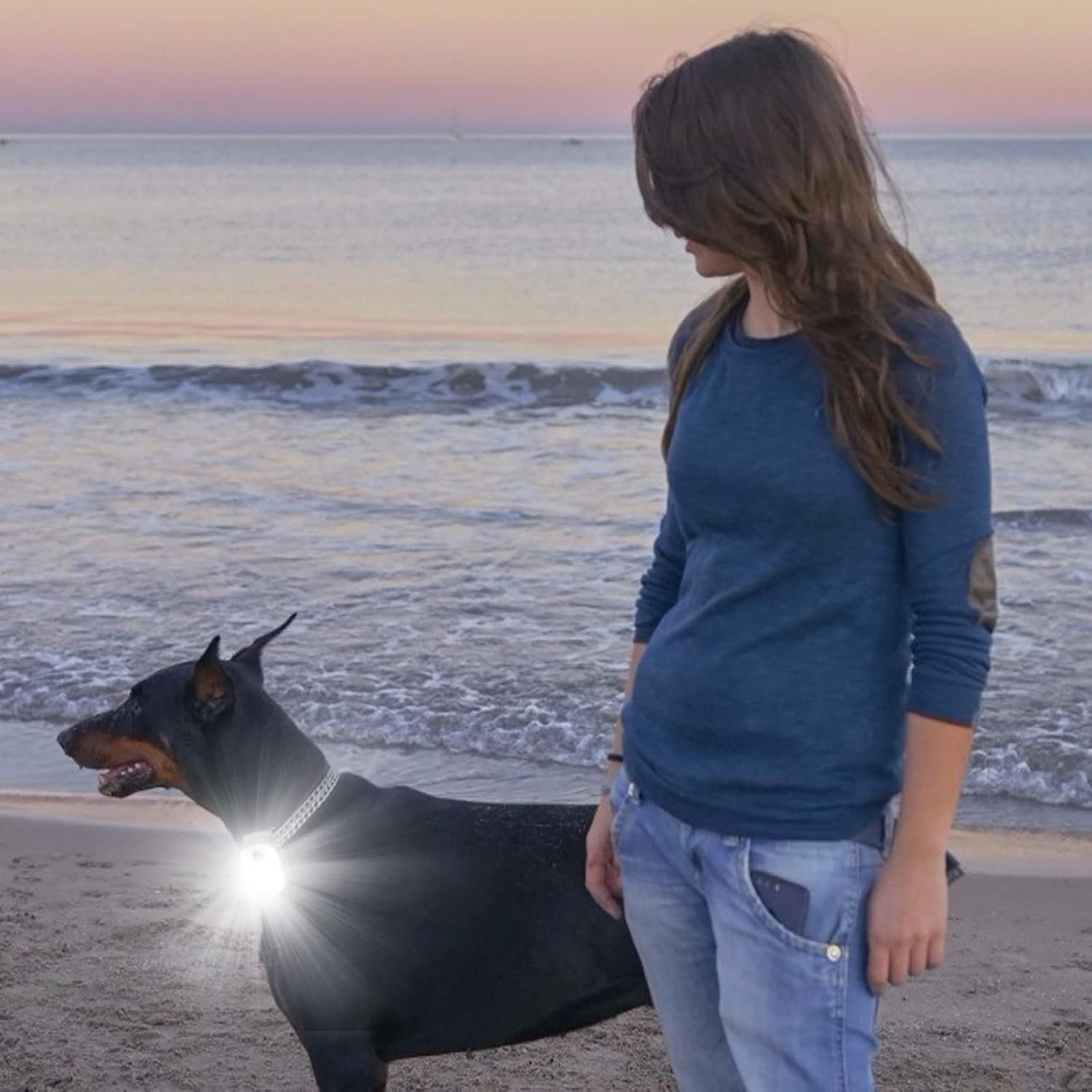 GOMETY LED Clip Lamp, Headlamp LED USB Rechargeable with 3 Modes, Running Light LED Small Head Lamp, Small Head Lamp, Children Waterproof for Camping, Hiking, School Bag, Backpack and Jogging (4) image number 2