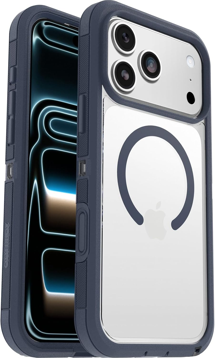 Otterbox Defender Series Pro XT Clear Magsafe Case for Iphone 17 Pro Max, Shockproof, Drop Proof, Ultra-Rugged, Protective Case, 7X Tested to Military Standard, Clear/Black
