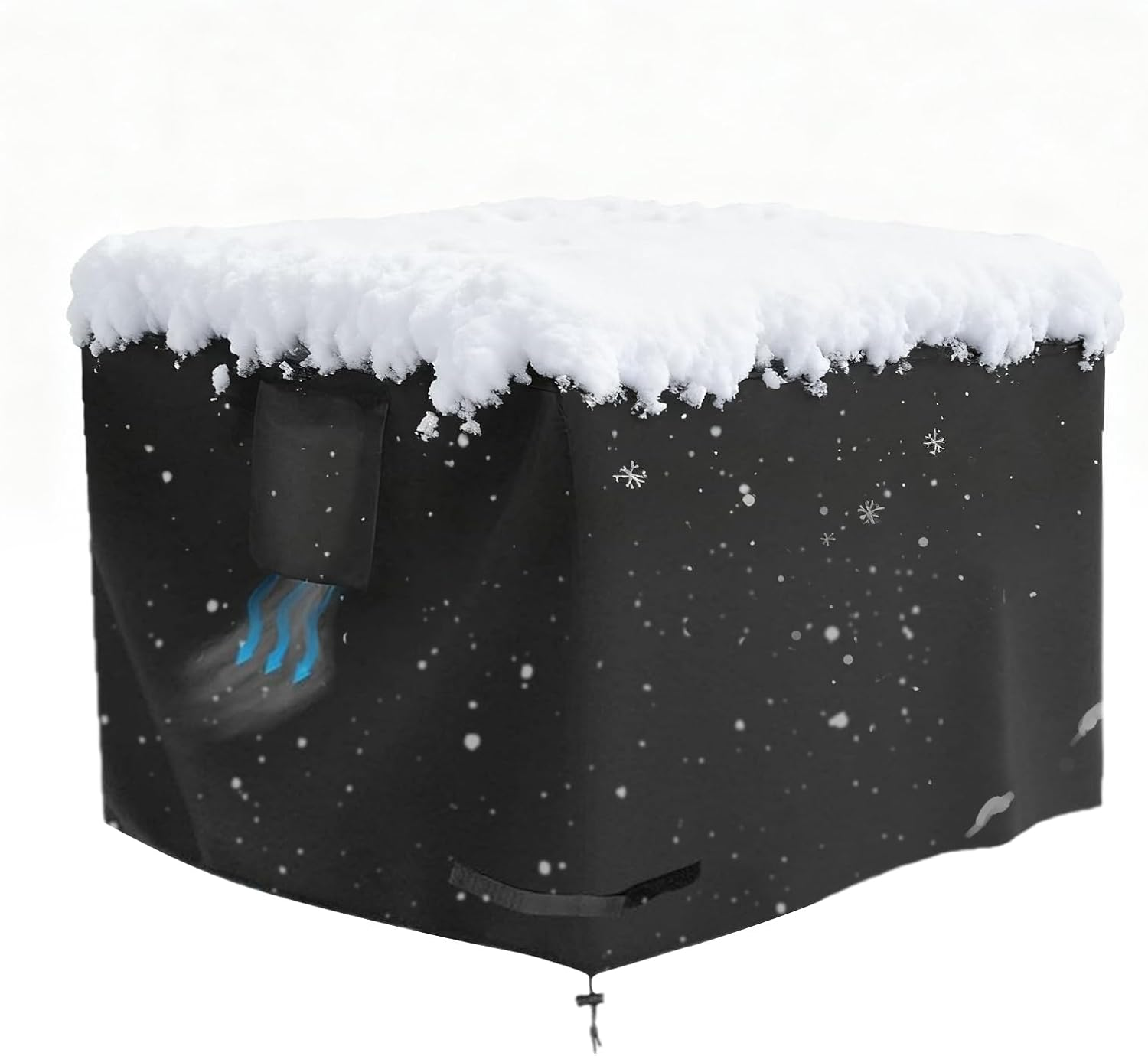 Fire Pit Cover | 30 Inch Waterproof Protector - Fire Pit Shield - for Patio Porch Indoor Outdoor Home Courtyard All Seasons image number 5