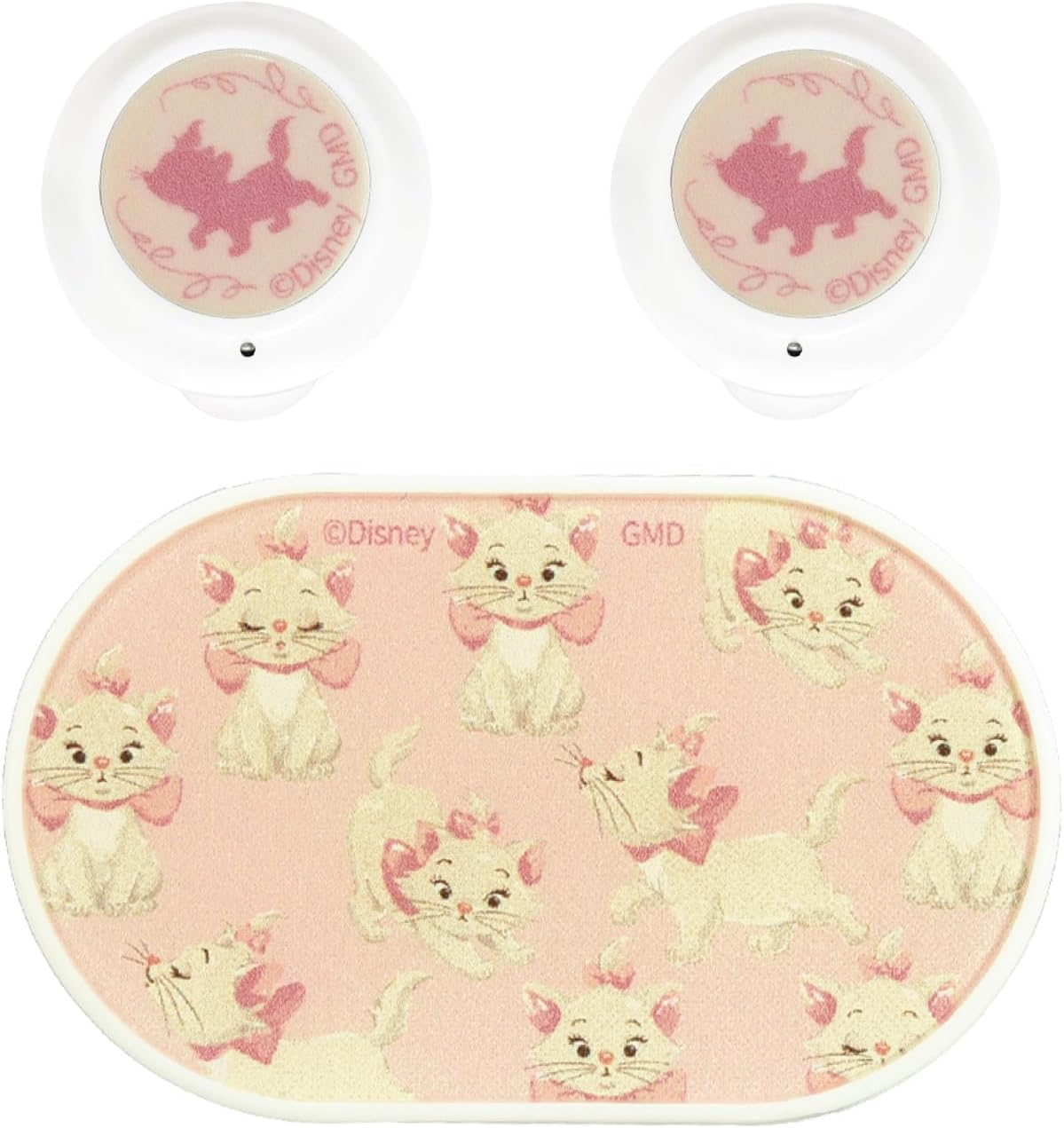 Gourmandies Disney Characters Bluetooth Stereo Earphones, Powder Pink, DNG-132A