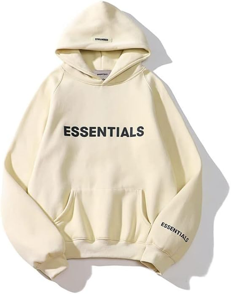 Medbyliv Men'S Hip Hop Hoodie Letter Hoodies Casual Sweatshirt Pullover Sportswear Tracksuit with Pocket