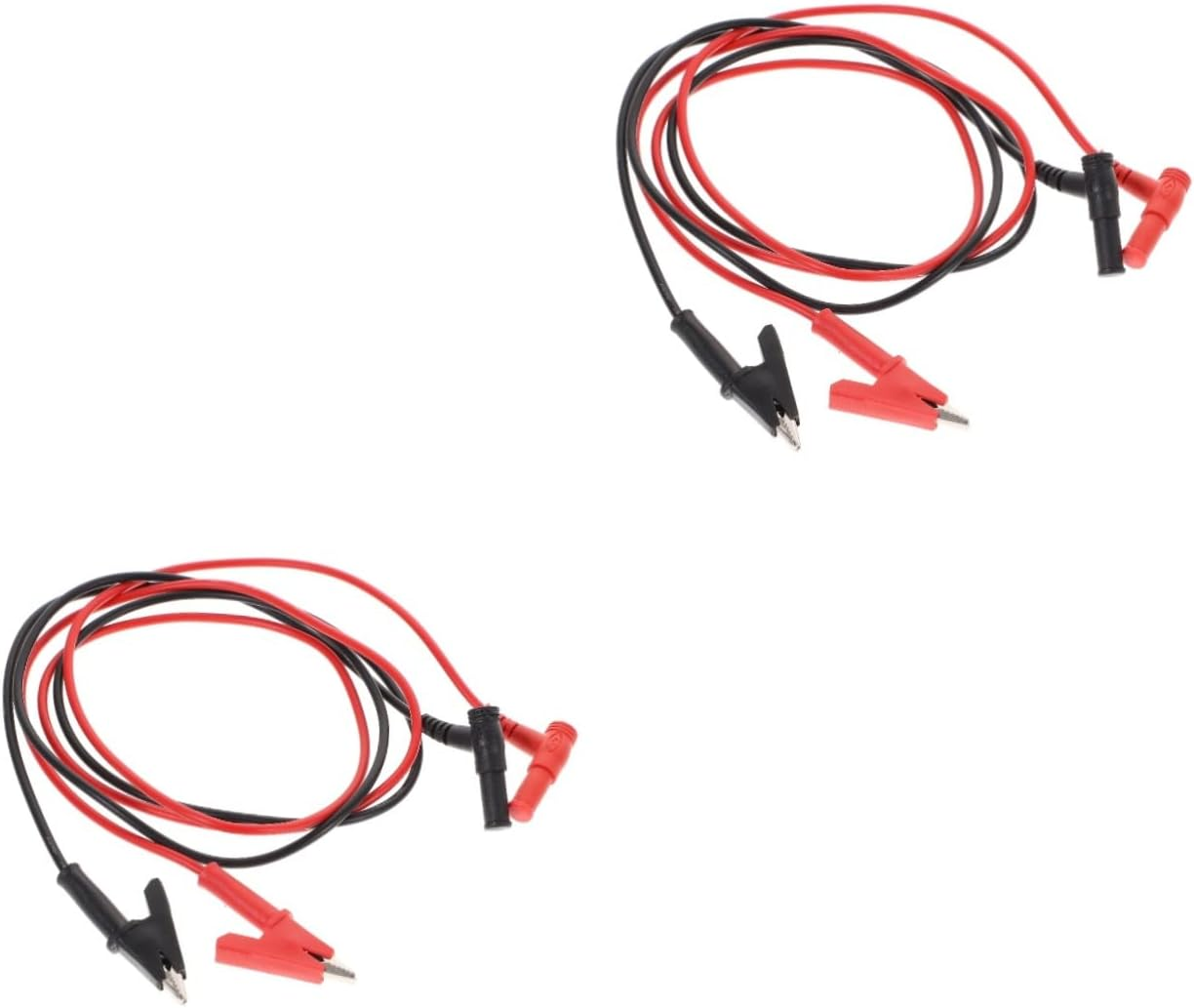 TEHAUX 1 Pair Multimeter Cable Automotive Multimeter Test Probes and Leads Multimeter Leads Kit Multimeter Probes Alligator Clips Multimeter Clips Alligator Rubber Car Plug