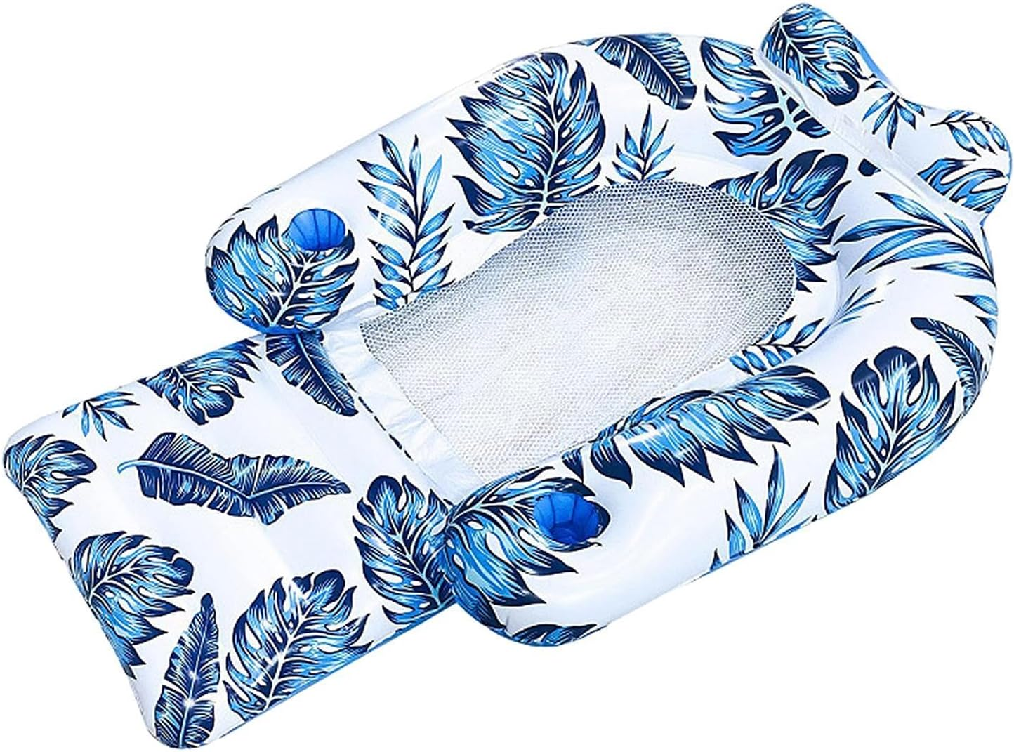 Pool Float | Pool Floaties | Adult Swimming Pool Lounger, Inflatable Float Armrests, Chair Inflatable Rafts, Sun Tanning Water Floats with Cup Holder for Adults image number 3