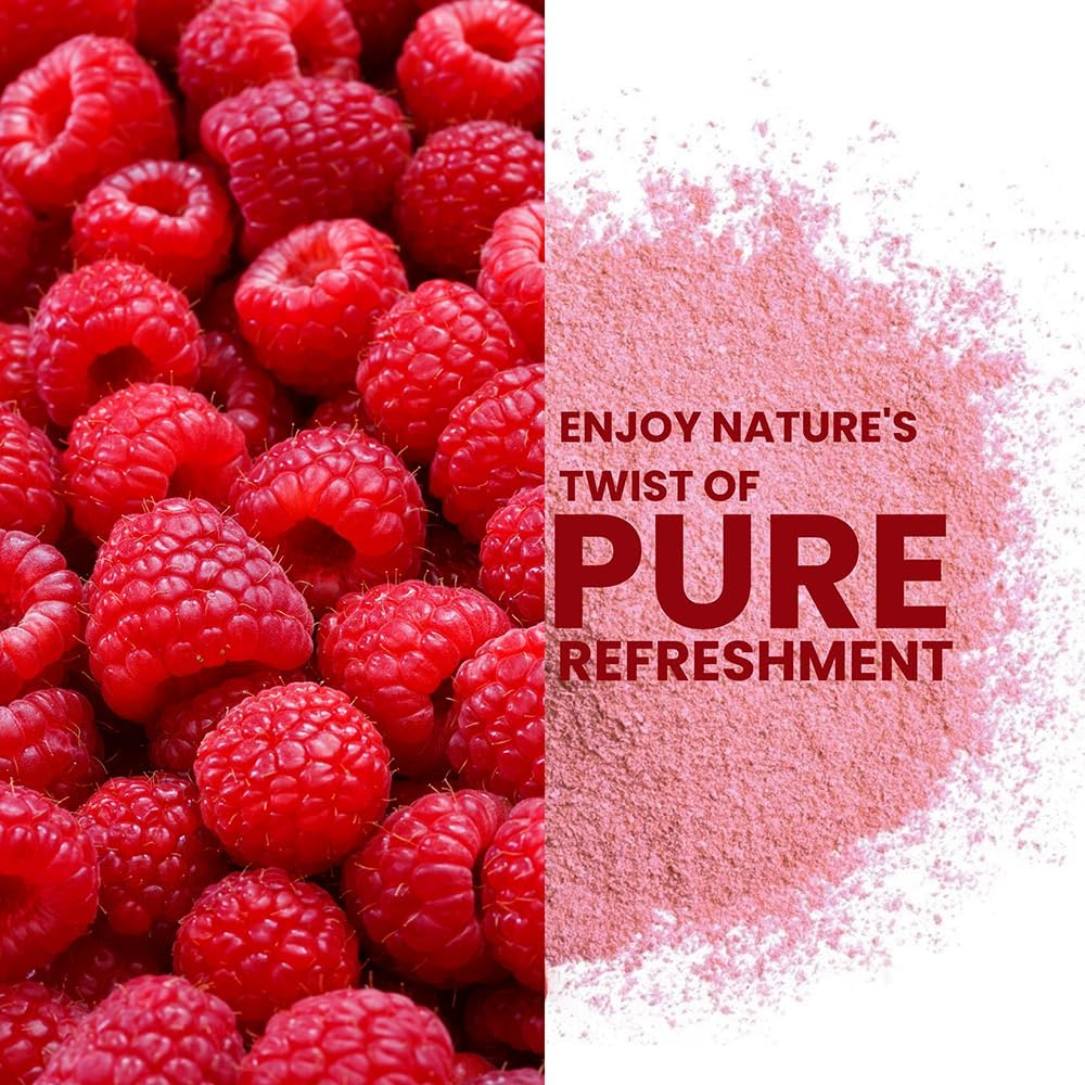 Raspberry Powder 114 G | Pure Spray-Dried Raspberries for Smoothies, Baking, Health Drinks | Healthy and Flavored Drink image number 5