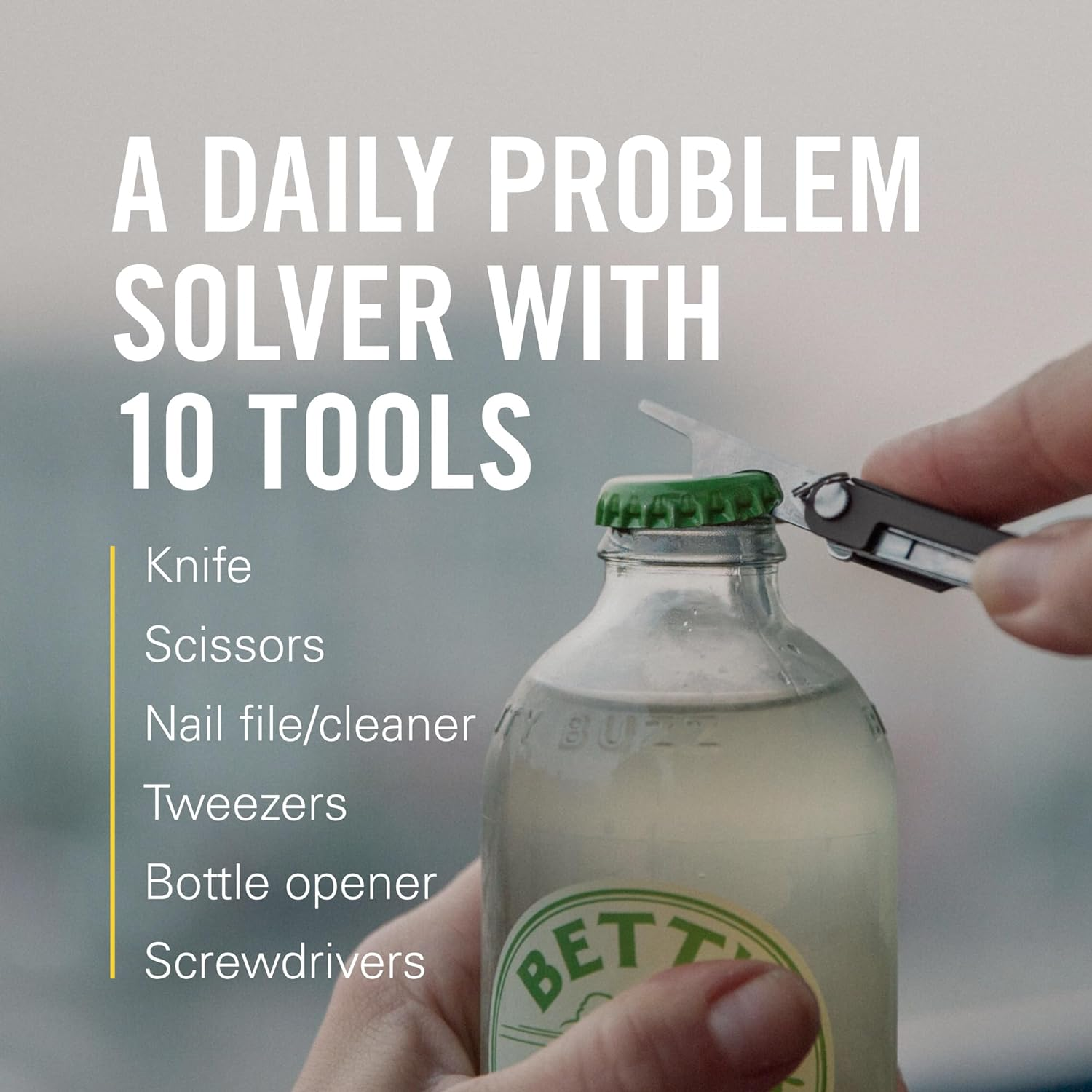 Leatherman Micra 10-In-1 Keychain Multitool with Spring-Action Pocket Scissors, Knife, Tweezers, Screwdrivers - 2.5" Compact EDC Tool - Cherry - Ideal for Personal Care & Utility Tasks - Navy image number 5