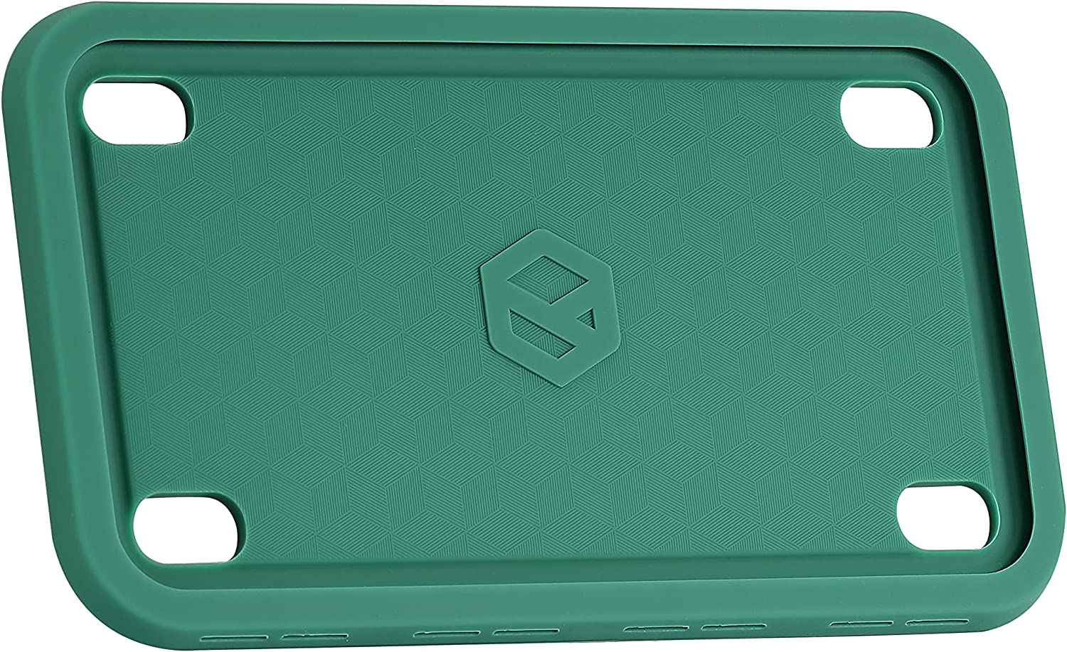 Rightcar Solutions Motorcycle the Original Premium Grade Silicone Bike Plate Frame | Rust Proof, Rattle Proof, Weather Proof License Plate Holder (Black)