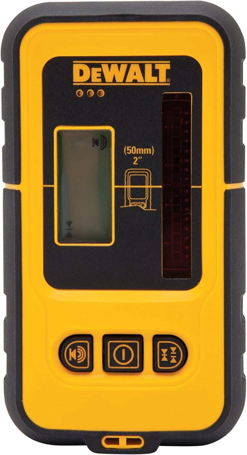 DEWALT Red Line Laser Detector up to 50M Working Range DE0892 image number 2