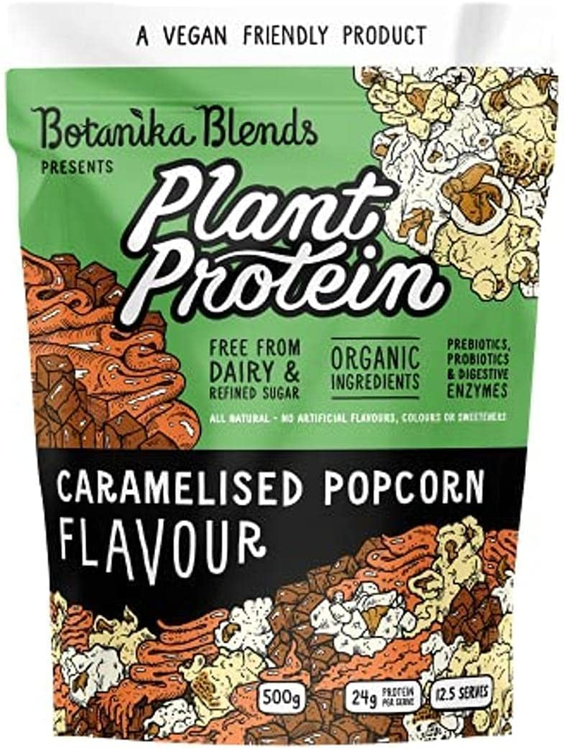 Botanika Blends Cacao Hazelnut Plant Protein Powder, 500 G