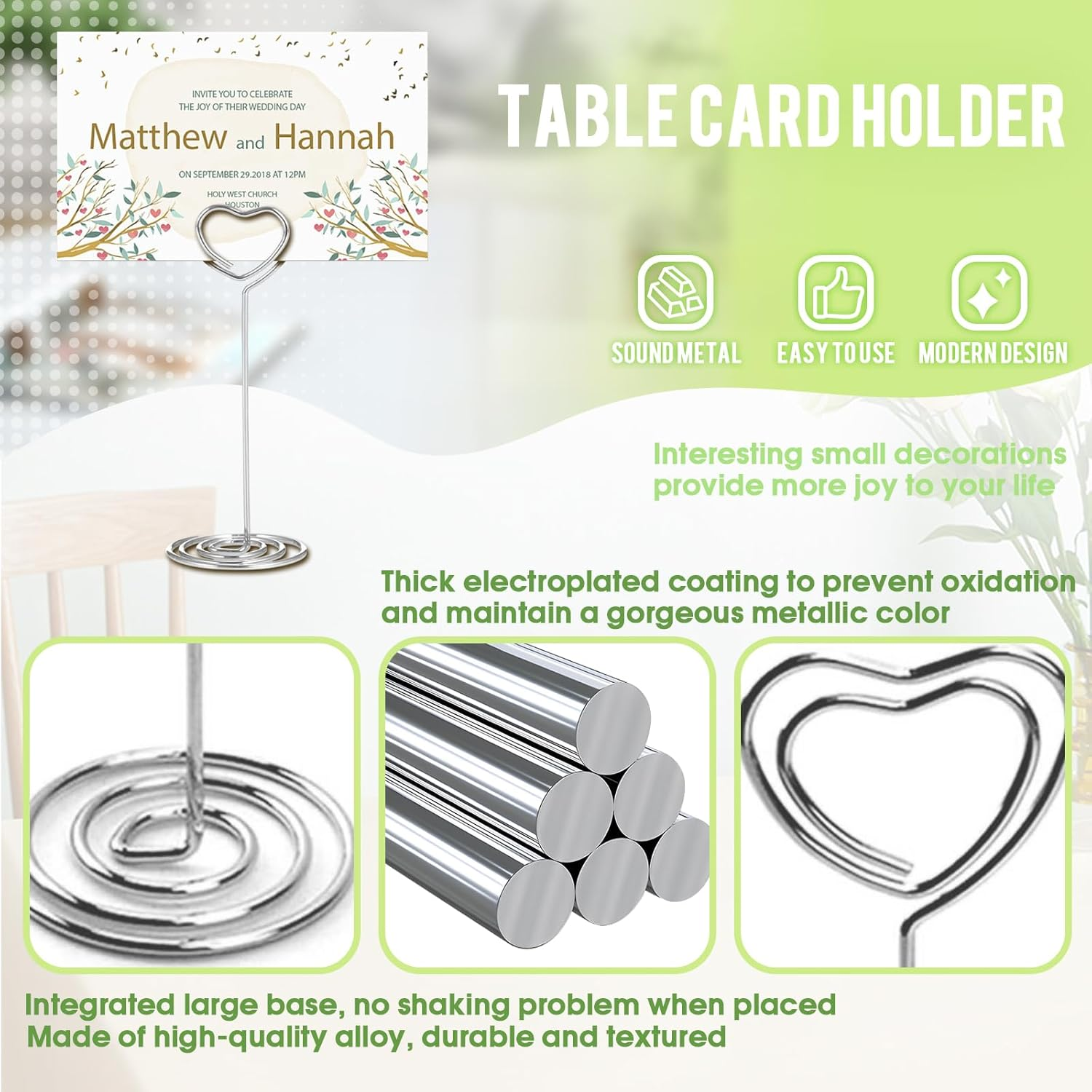 Powerful 30 Pcs Table Number Holders 85Mm Place Card Holder Sign Recipe Holder for Restaurants Table Setting Wedding Party